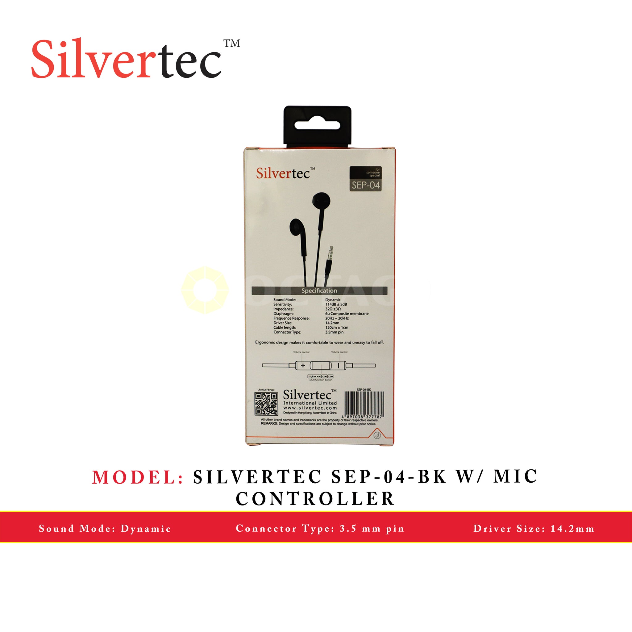 SILVERTEC SEP-04-BK W/ MIC CONTROLLER