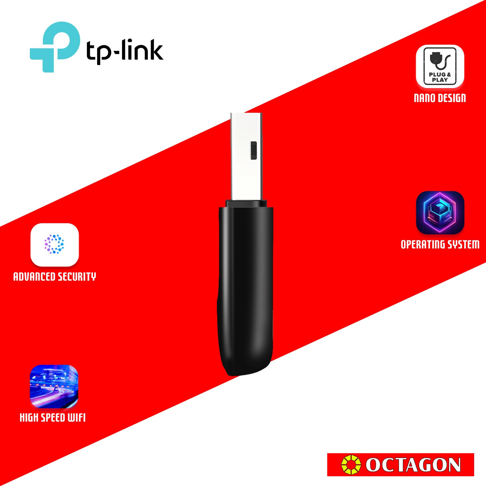 TPLINK WN823N 300MBPS WIRELESS N USB ADAPTER