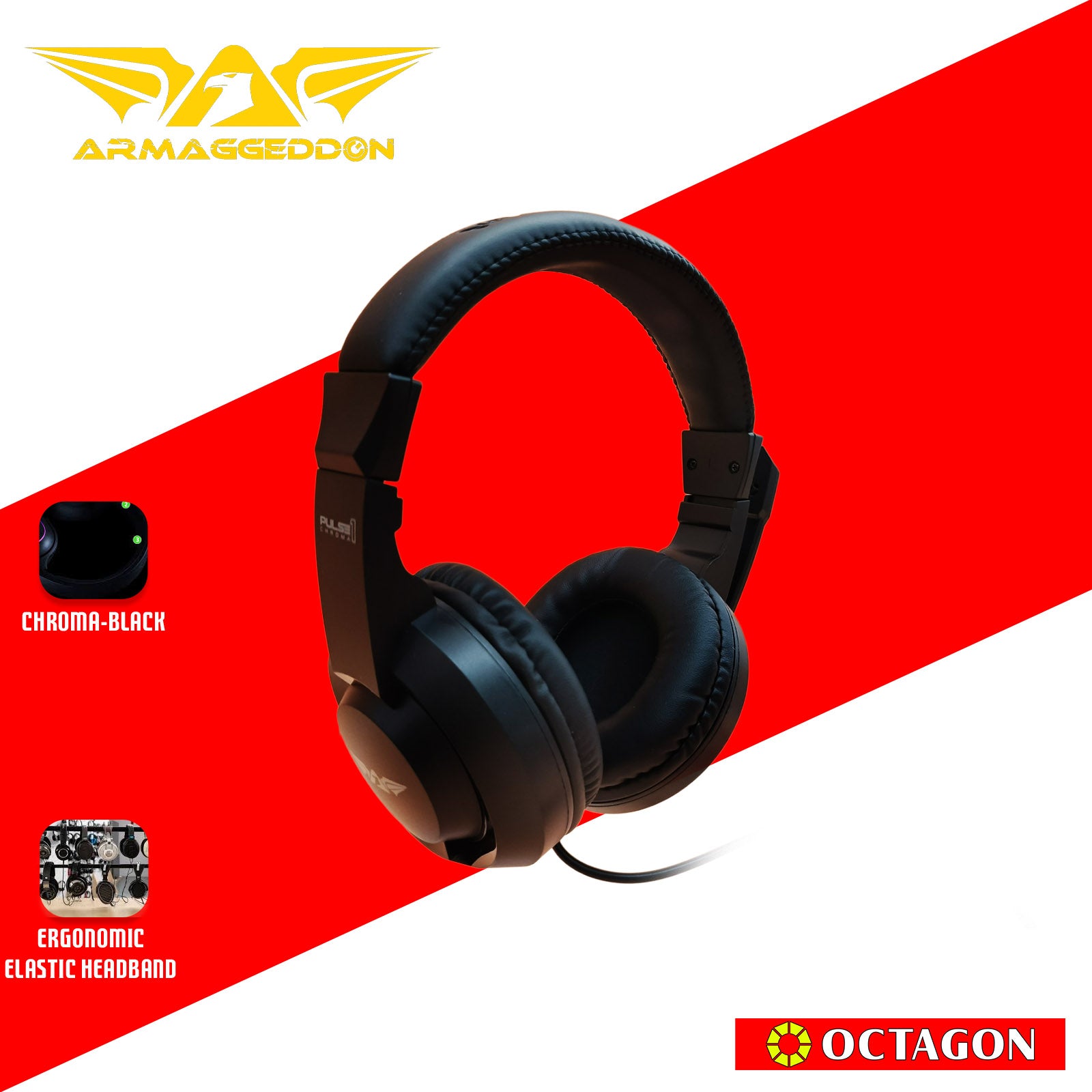 ARMAGGEDDON PULSE 1 CHROMA USB PRO GAMING HEADSET