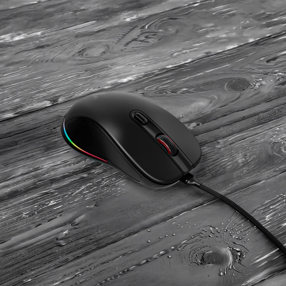RAPOO V260PRO BLACK WIRED OPTICAL GAMING MOUSE