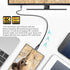 SUPERV HC02 TypeC to HDMI 2.0 Cable, Ultra HD 4Kx2K@60 Hz, 20cm