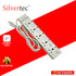 SILVERTEC NEW SV29-1.8M 5-OUTLET UNIVERSAL PLUG/ 5-SWITCH/ 1.8M/ 10A/ 2500W/ 250V IVORY POWER STRIP W/ SURGE PROTECTION