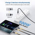 SUPERV RT52 BLACK (5 IN 1) CABLE 1.2M (OUTPUT USBC 100W/ LIGHTNING 27W/ MICRO USB 12W/ INPUT USBA AND USBC)