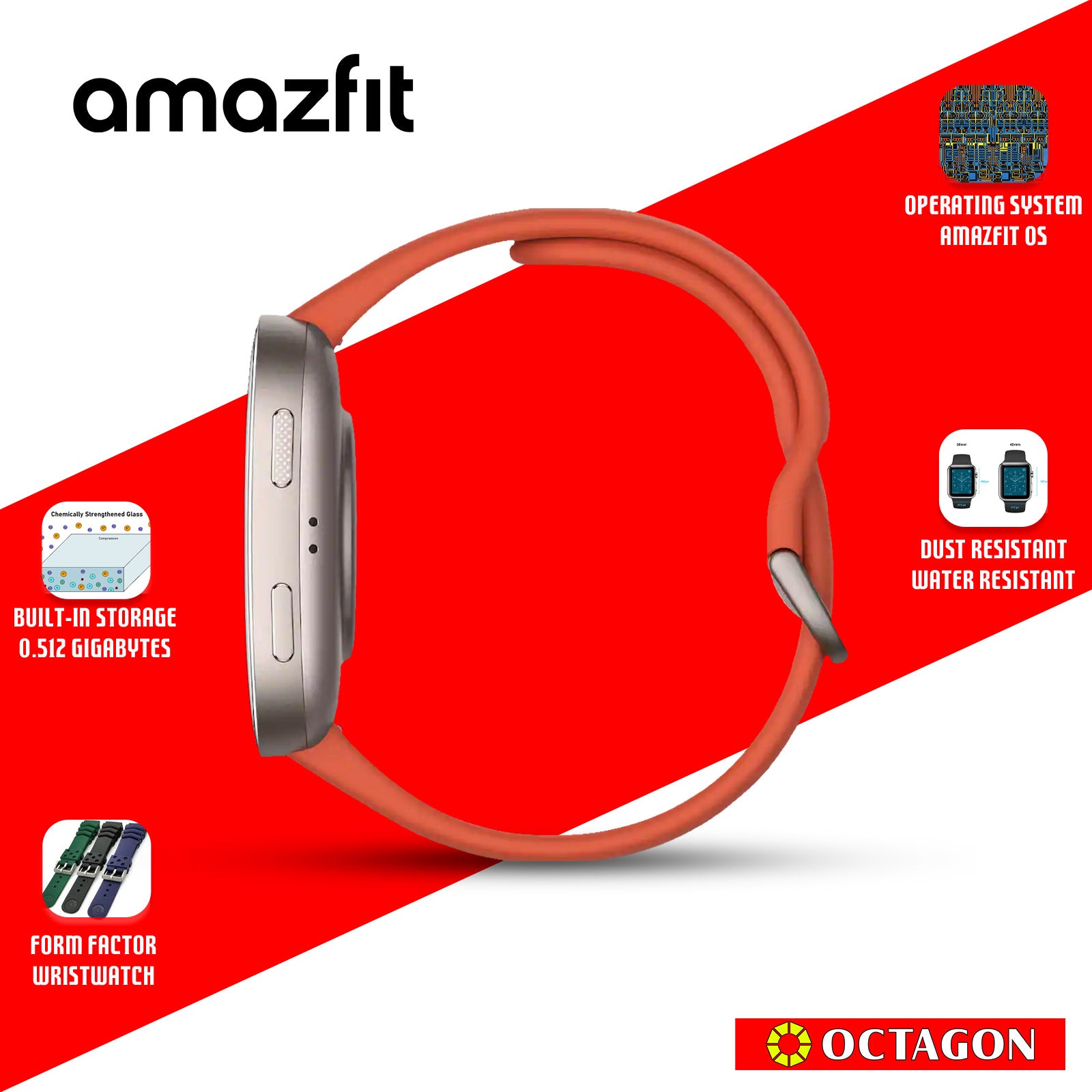 AMAZFIT BIP 6 RED