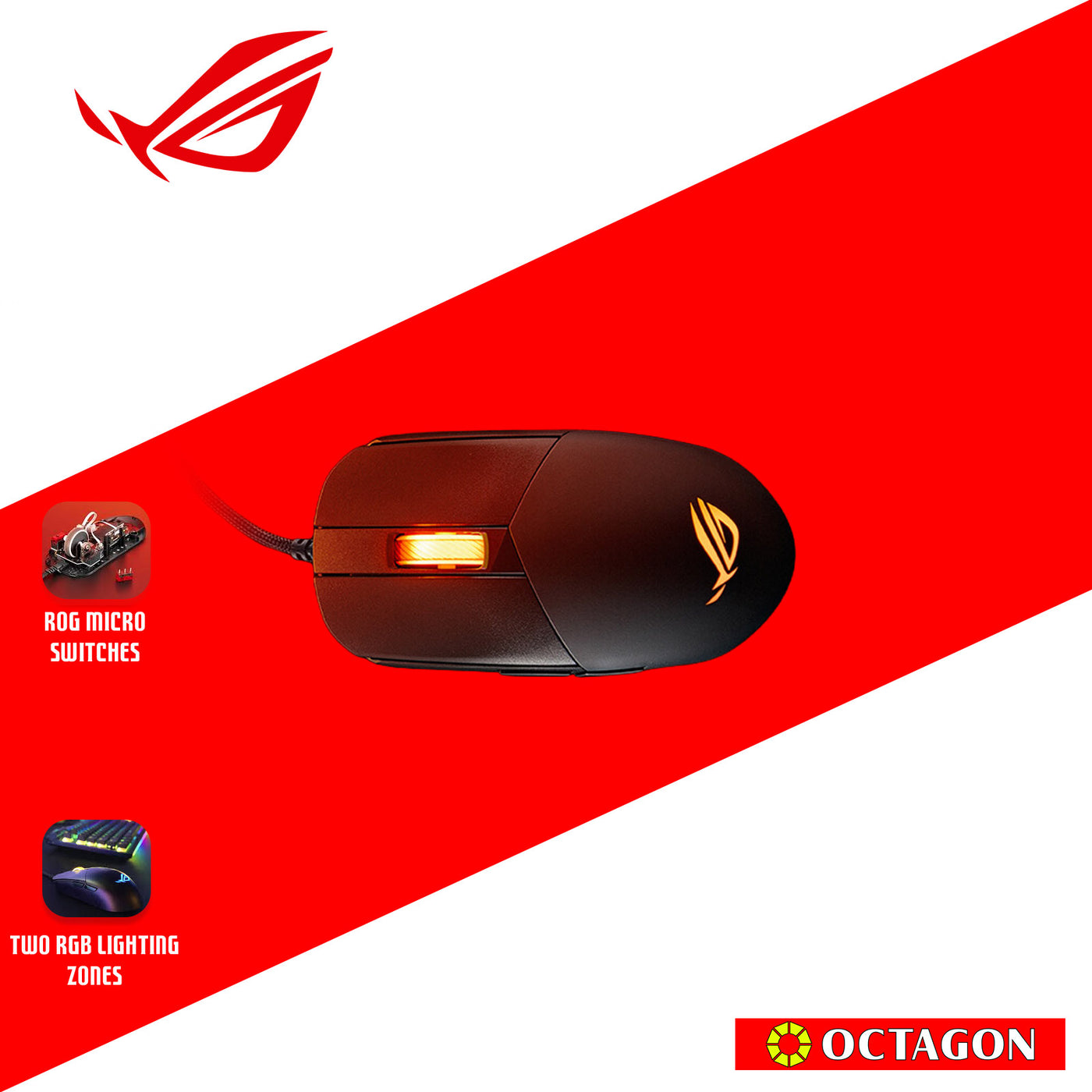 ASUS P518 ROG STRIX IMPACT III GAMING MOUSE 12000DPI – Octagon Computer ...
