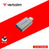 VERBATIM 66885 USB C 3.2 GEN 1 TO TYPE C ADAPTER GREY