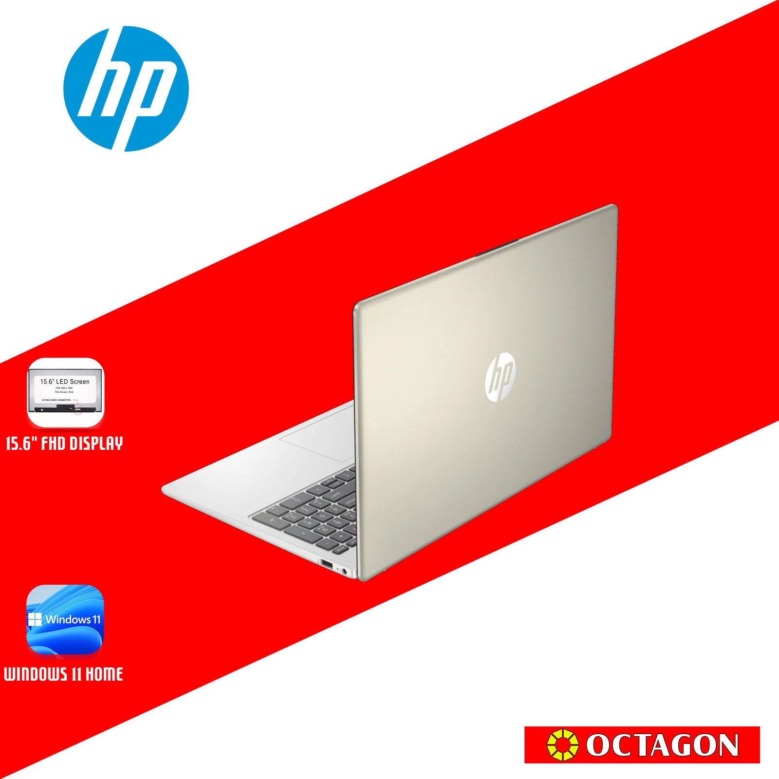 HP 15-FC0413AU/ RYZEN 3-7320U/ 8GB DDR5/ 512GB SSD/ 15.6