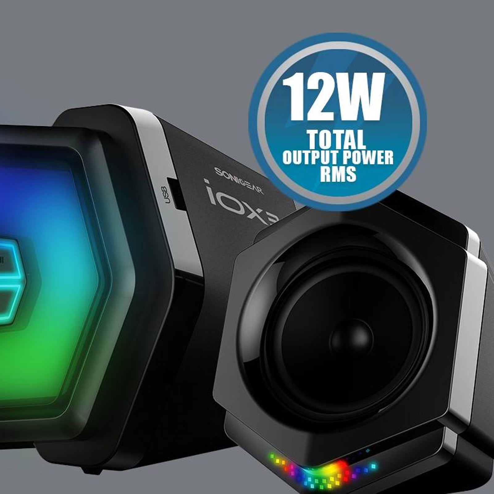 SONIC GEAR IOX 3 BT5.0 2.1 SPEAKER