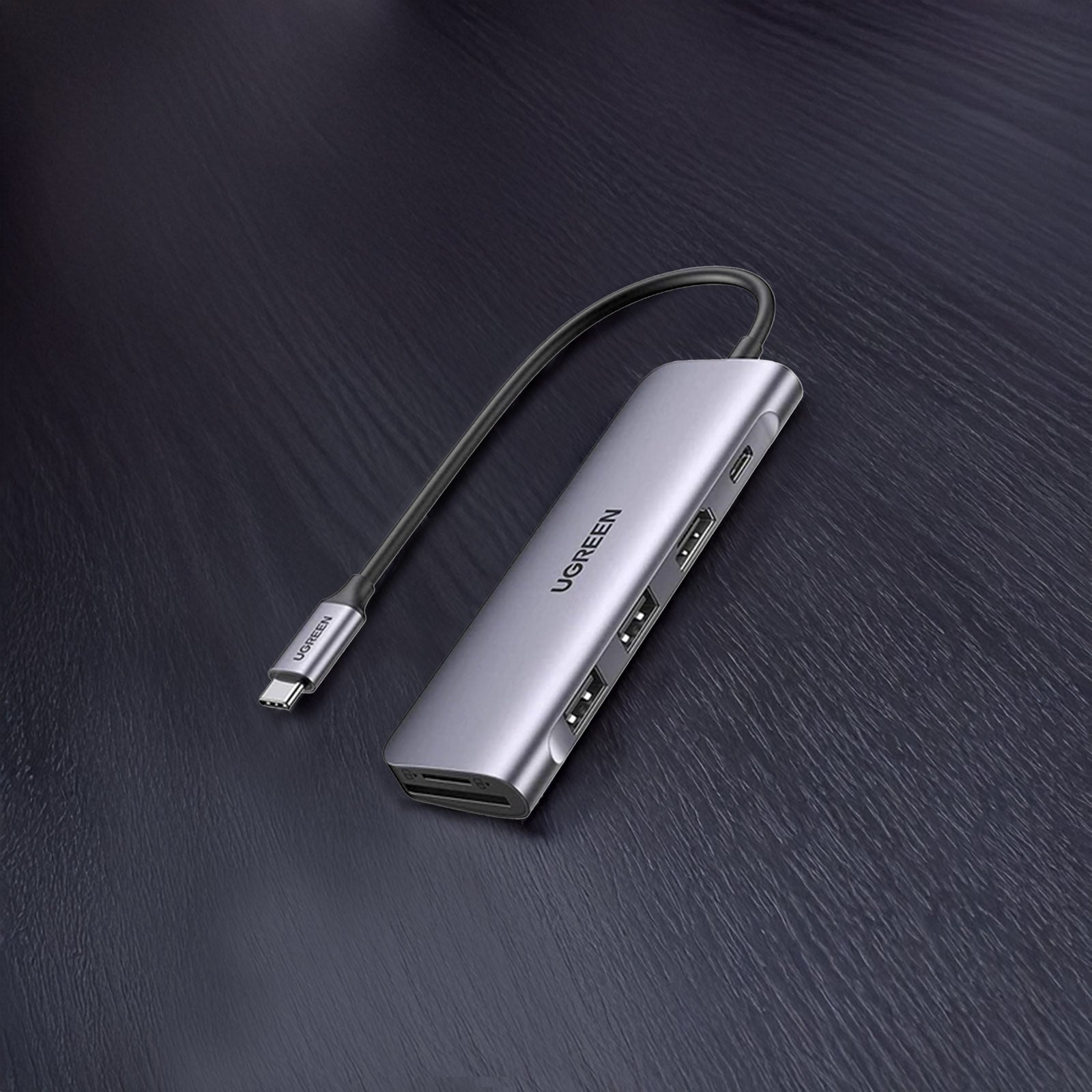 UGREEN USB-C 6-IN-1 Multifunctional Adapter Space Gray CM195/70411