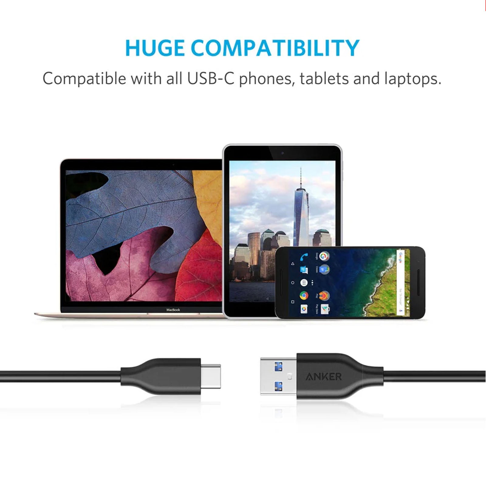 ANKER A8163H11 USB C TO USB 3.0 CABLE