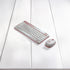 LOGITECH MK240 NANO WHITE+VIVID RED WIRE