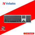 VERBATIM 66751 WIRELESS KEYBOARD & MOUSE COMBO SCISSORS KEYS SILENT (GREY)