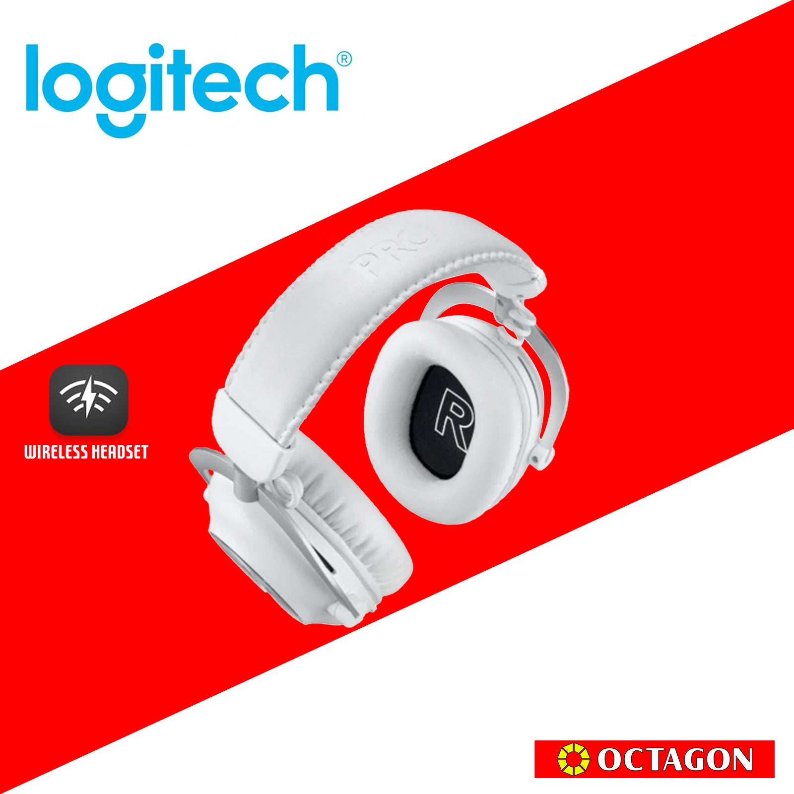 LOGITECH PRO X 2 LIGHTSPEED WHITE HEADSET