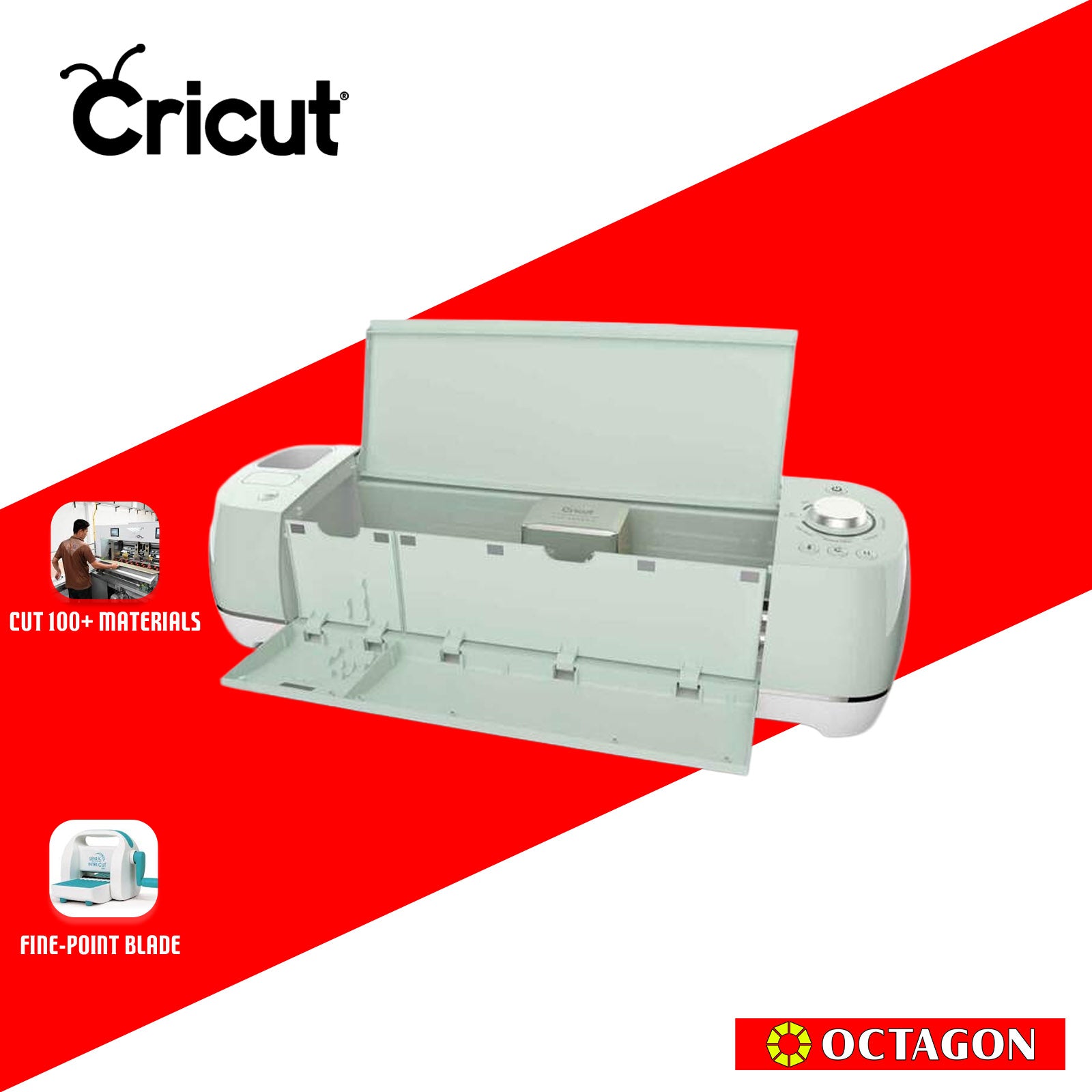 CRICUT EXPLORE AIR MINT (2003638) SCAN CUT MACHINE – Octagon