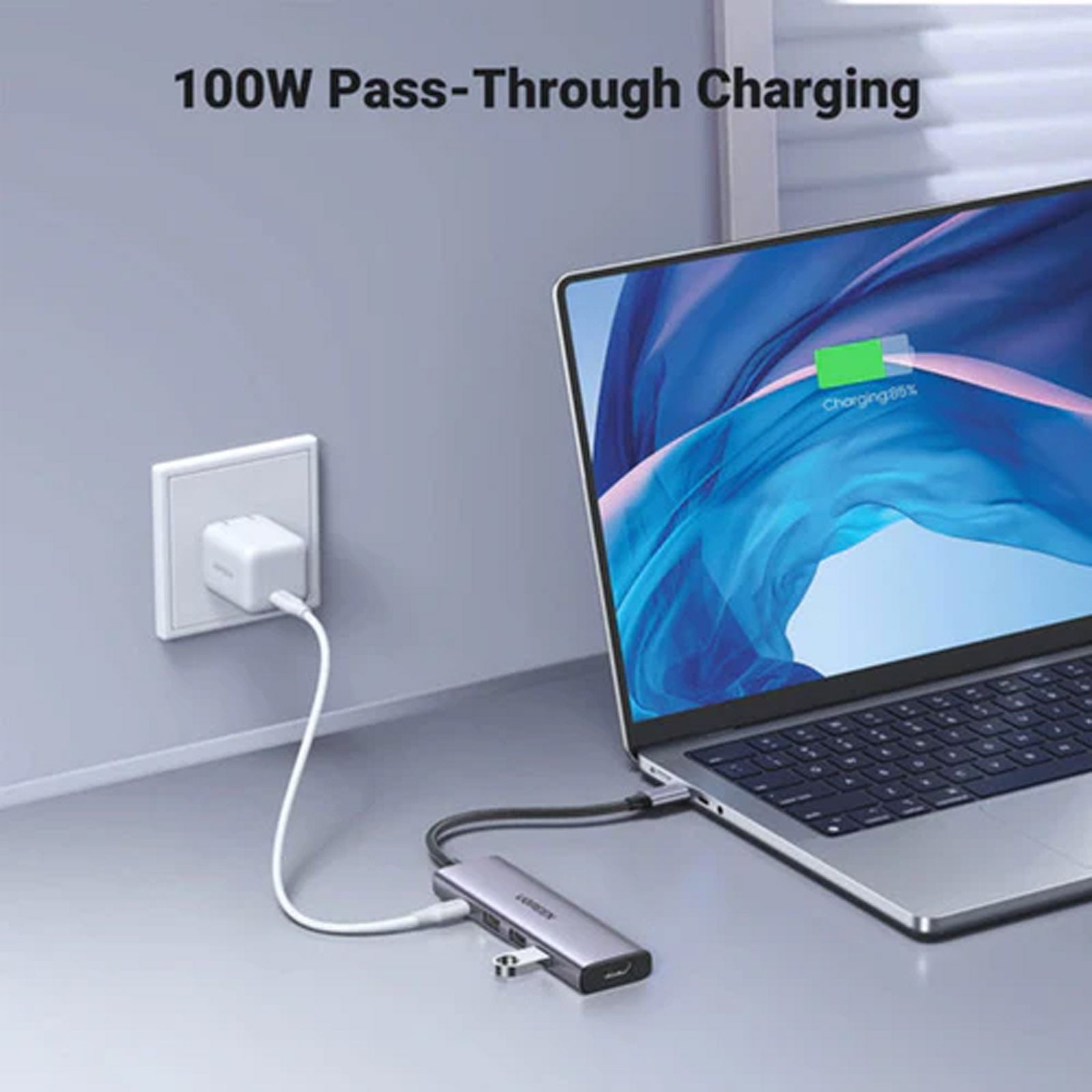 UGREEN CM511/15596 5IN1 USB-C HUB TO 3X USB 3.0 + USB-C + HDMI
