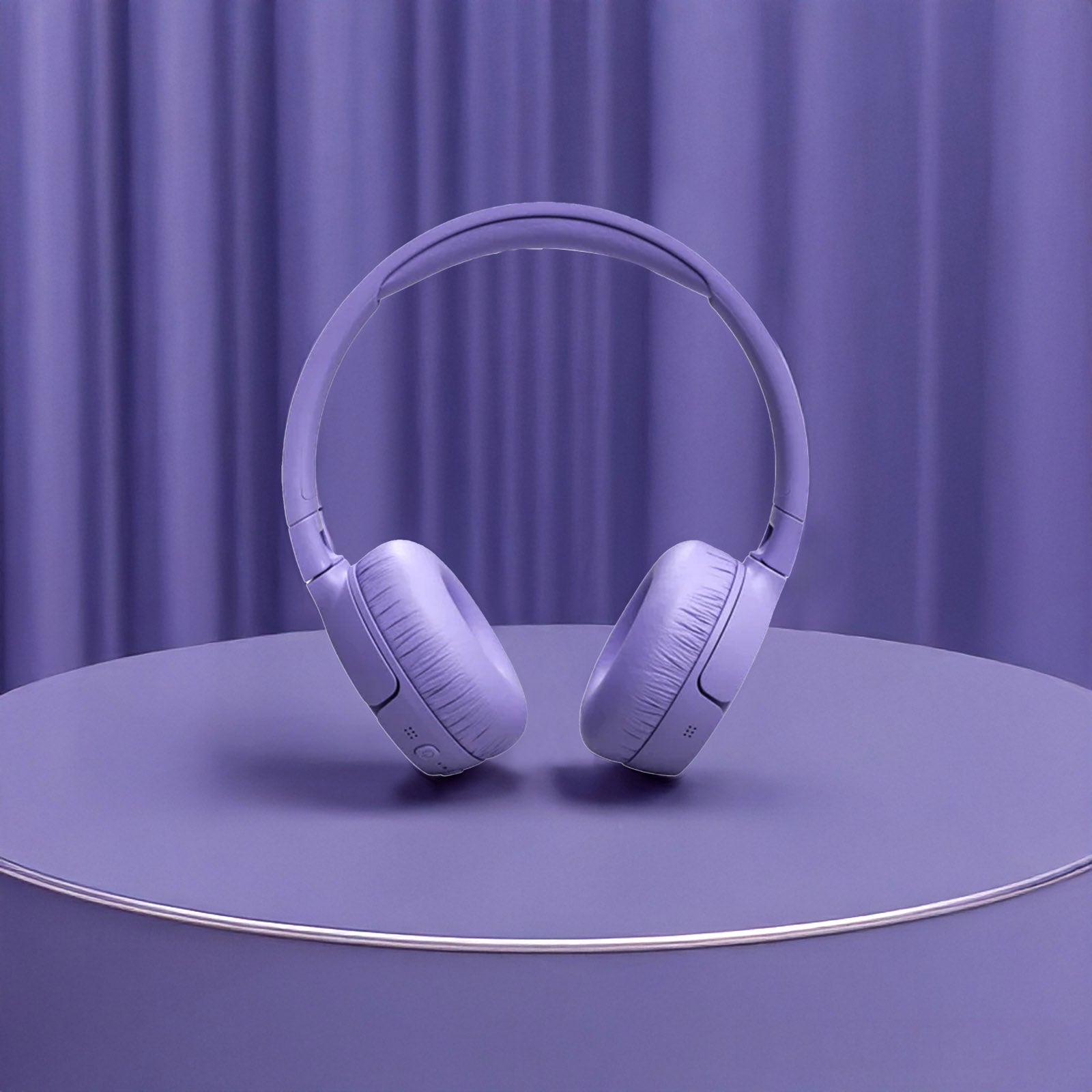 JBL T670NC PURPLE WIRELESS ON EAR HEADSET