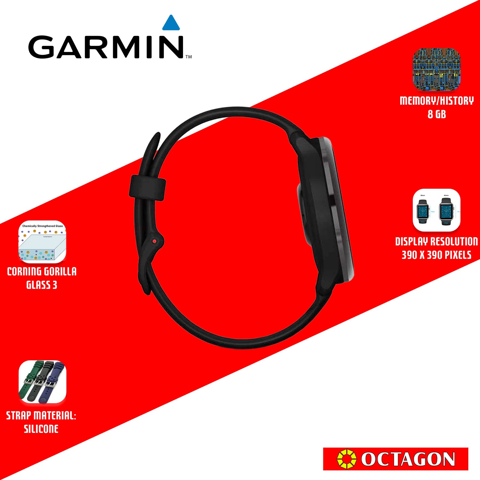 GARMIN VIVOACTIVE 6 BLACK/SLATE SMARTWATCH GPS