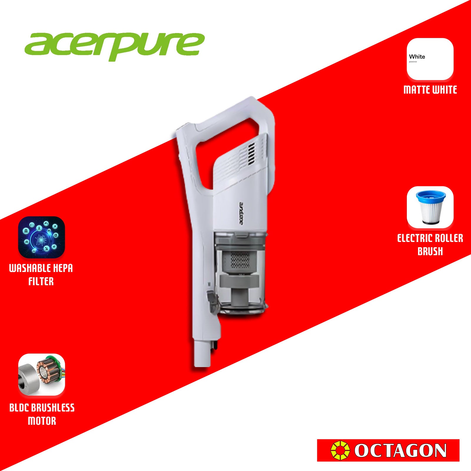 ACERPURE CLEAN V2 (ZL.ATSTG.088) CORDLESS VACUUM CLEAN