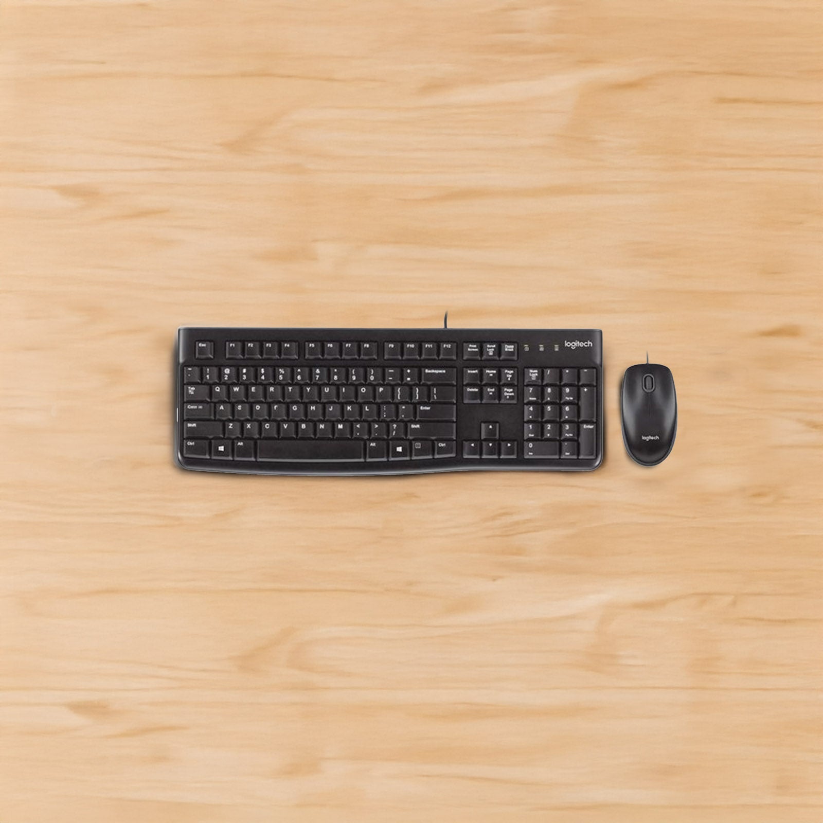 LOGITECH MK120-N COMBO WIRED USB KEYBOARD & MOUSE