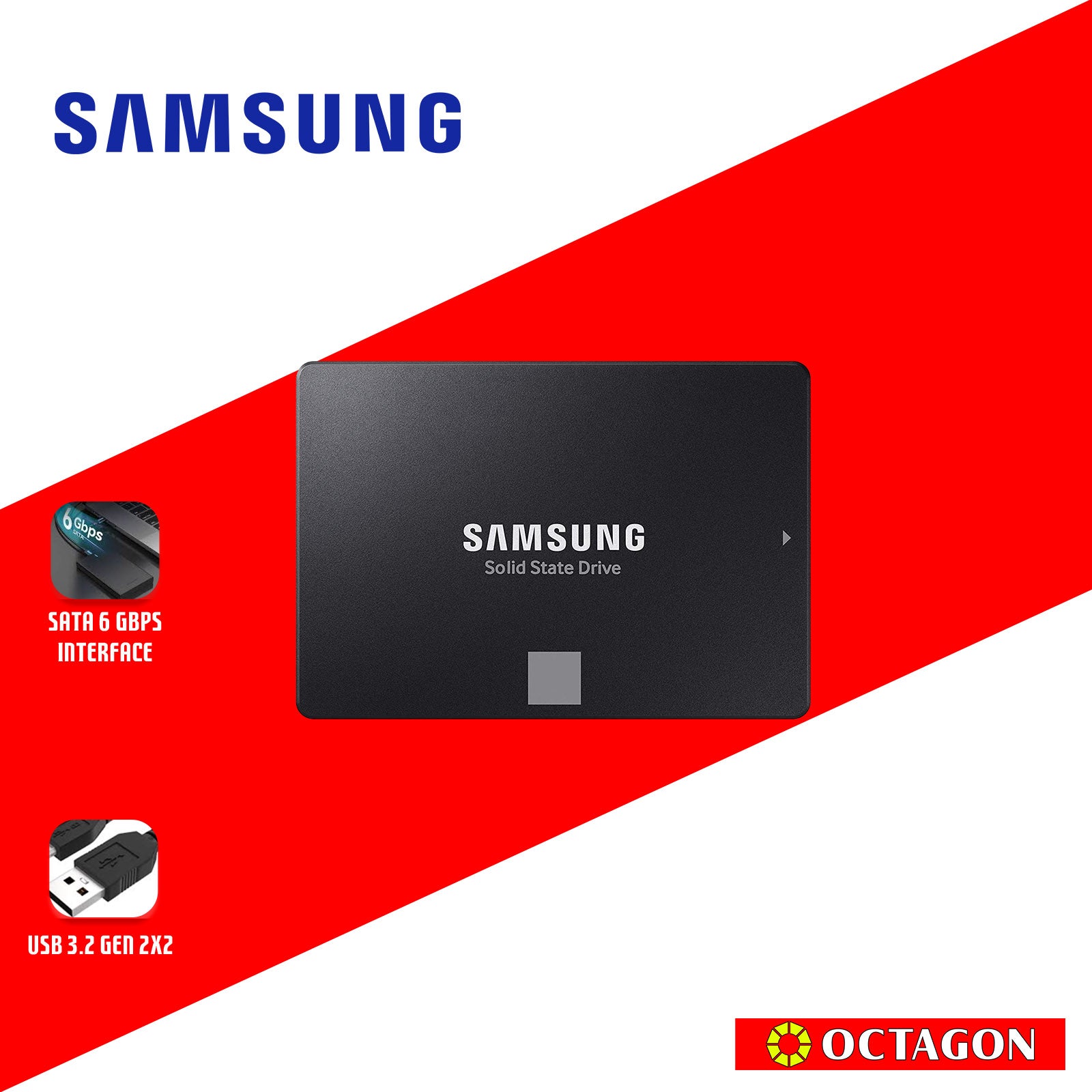 SAMSUNG SSD 1TB 870 EVO SATA 3