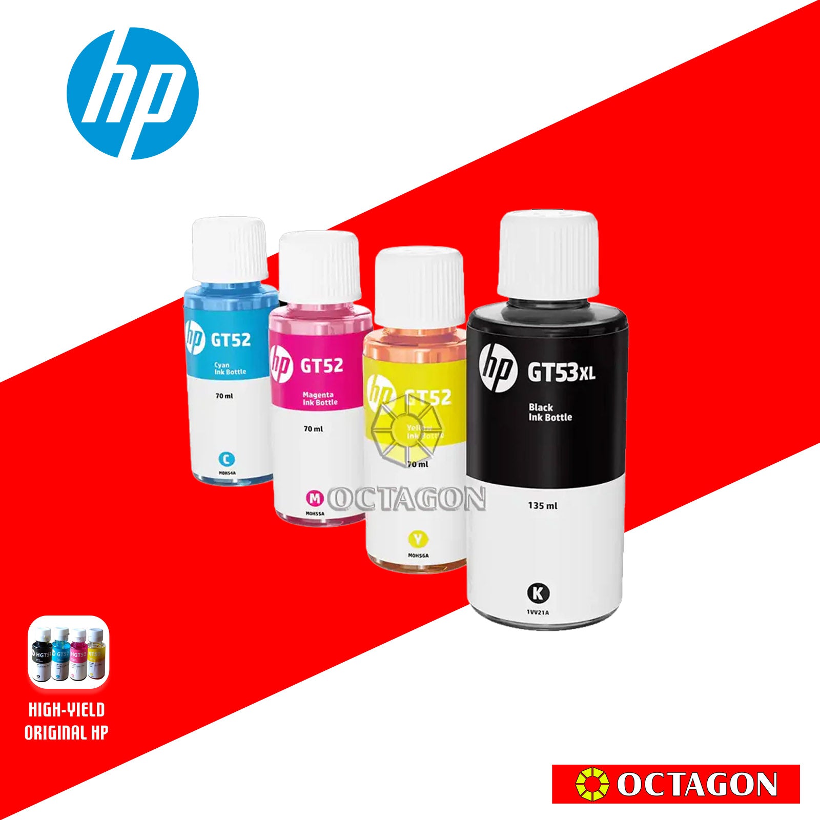 HP MOH55AA GT52 MAGENTA INK BOTTLE