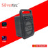 SILVERTEC SPBT-10601 USB/TF/AUX/FM/15W PORTABLE LED KARAOKE BT SPEAKER W/ HANDLE & WIRED MICROPHONE/ LITHIUM 3.7V/2400MAH