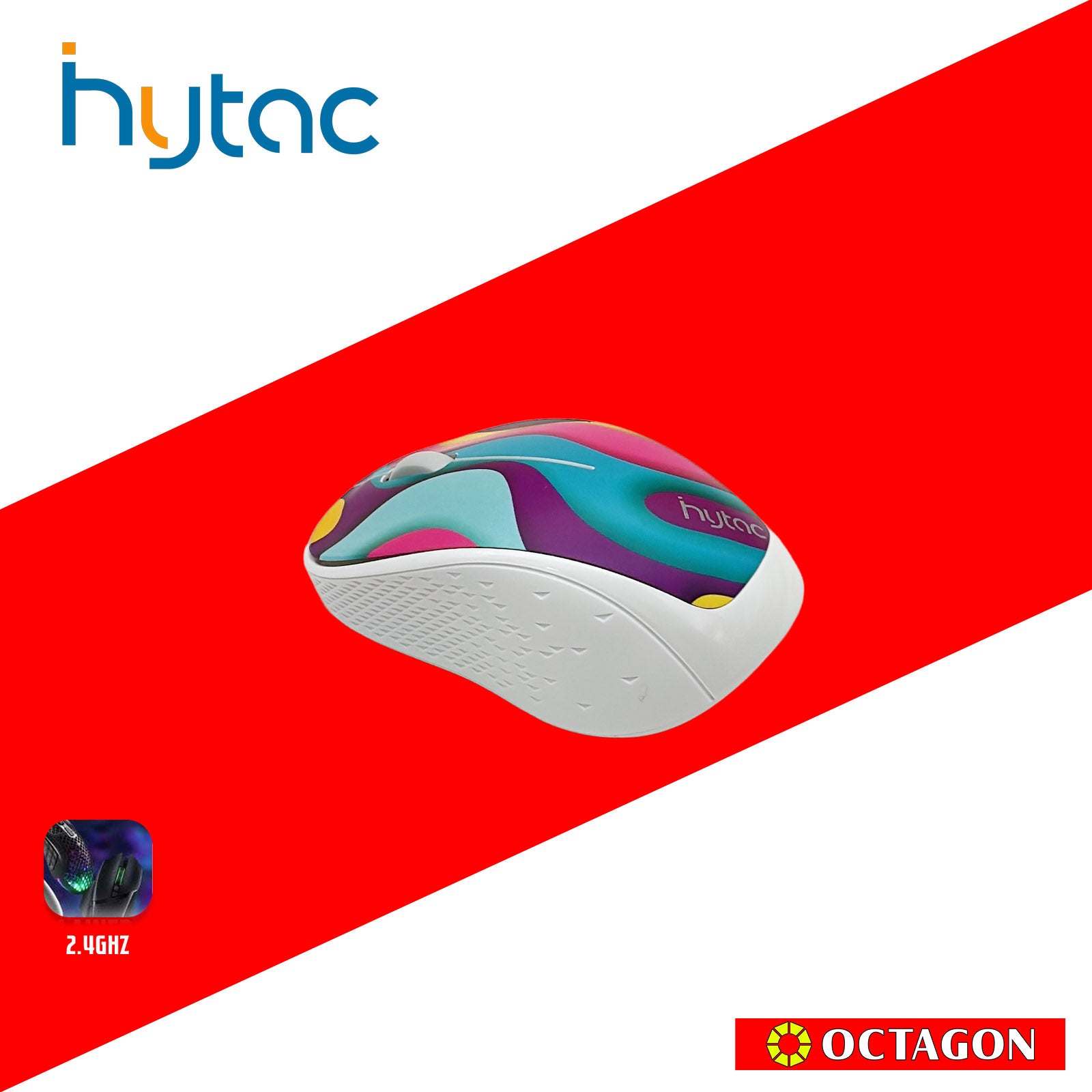 HYTAC HGS866T (T1) 1200DPI 2.4G WIRELESS SILENT MOUSE