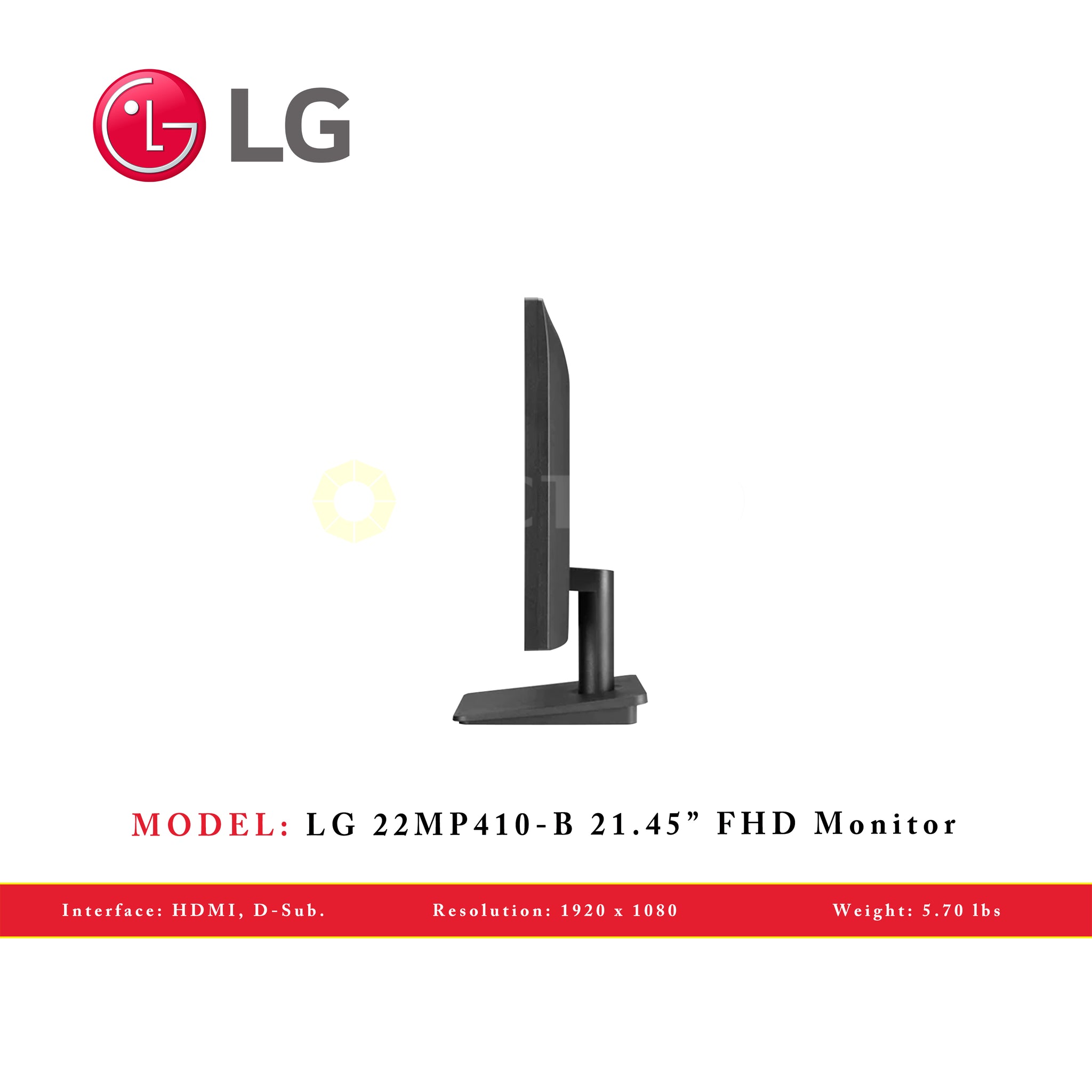 LG 22MP410-B 22 FHD MONITOR