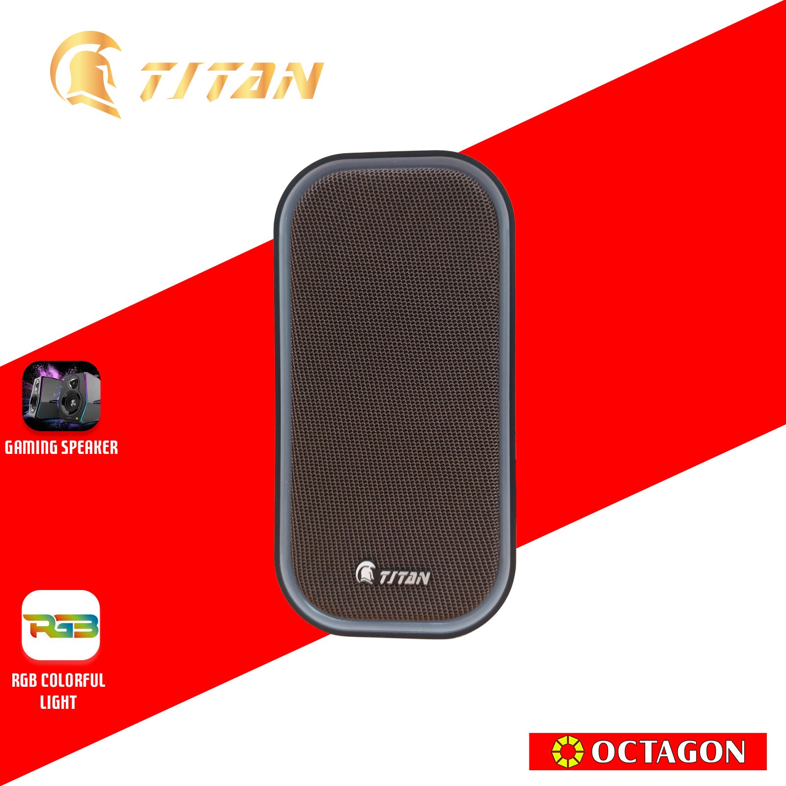 TITAN ES-531 USB2.0 RGB SPEAKER 6W