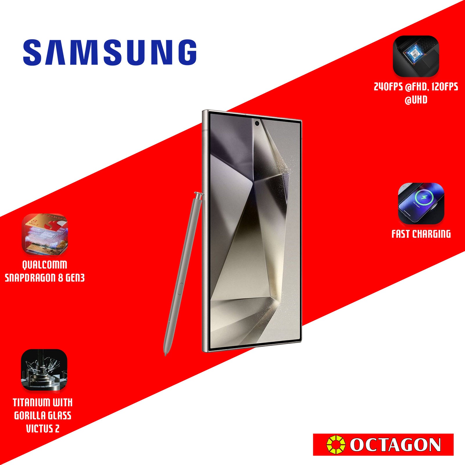 SAMSUNG GALAXY S24 ULTRA 12GB 256GB GRAY