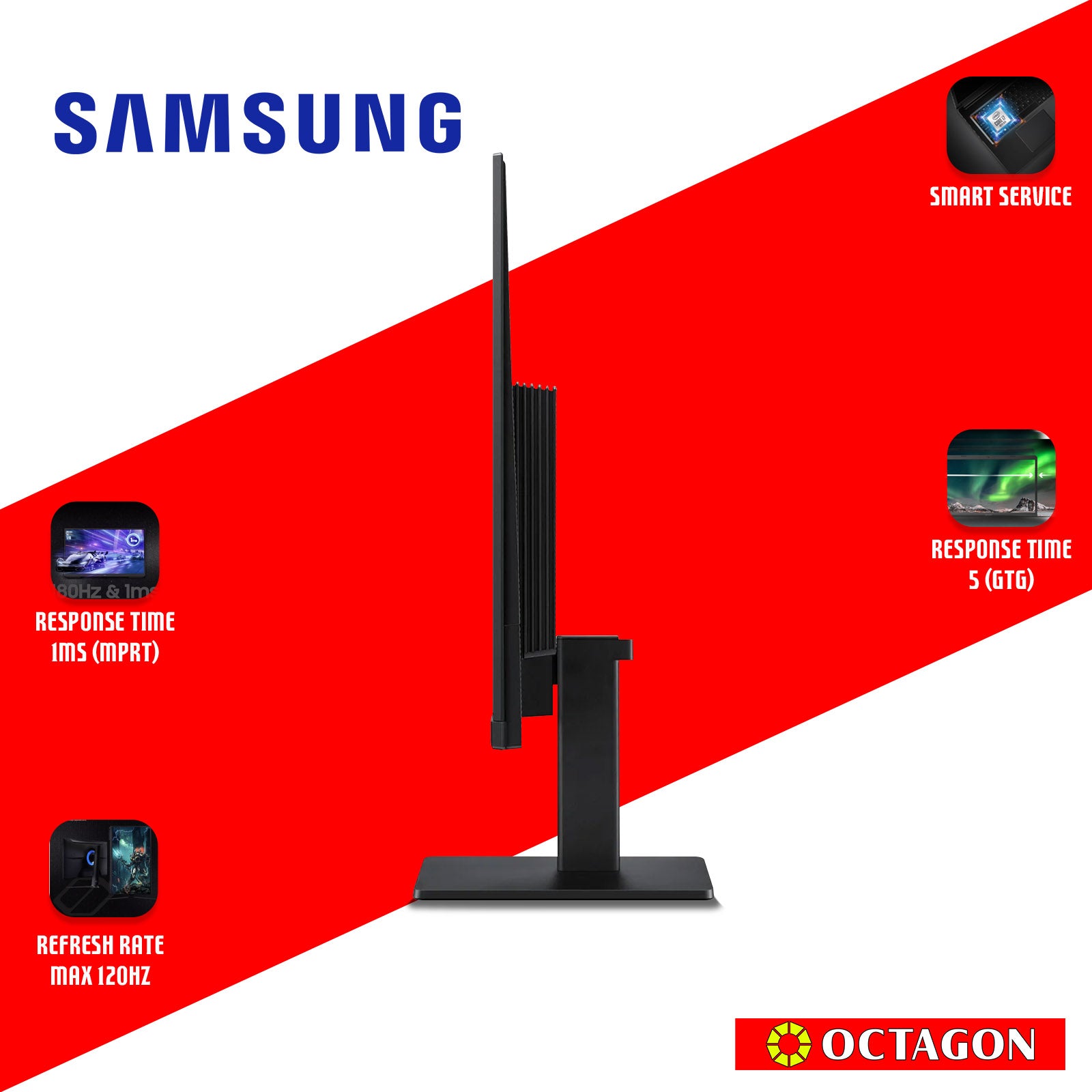 SAMSUNG LS24F320GAEXXP 24 IPS MONITOR 120HZ