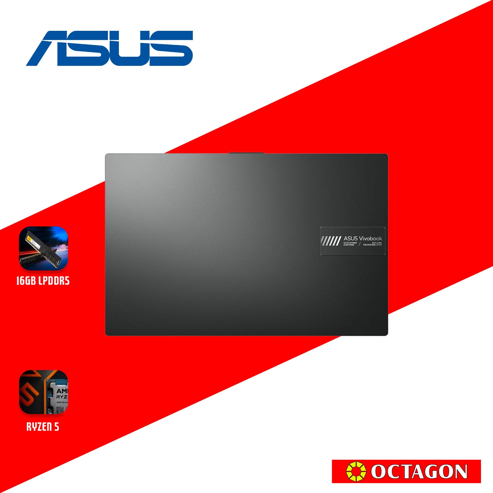 ASUS E1504FA-NJ1528WSM/ RYZEN 5-7520U/ 16GB/ 512GB SSD/ 15.6 FHD/ WIN 11/ OFFICE H&S + M365/ BLK/