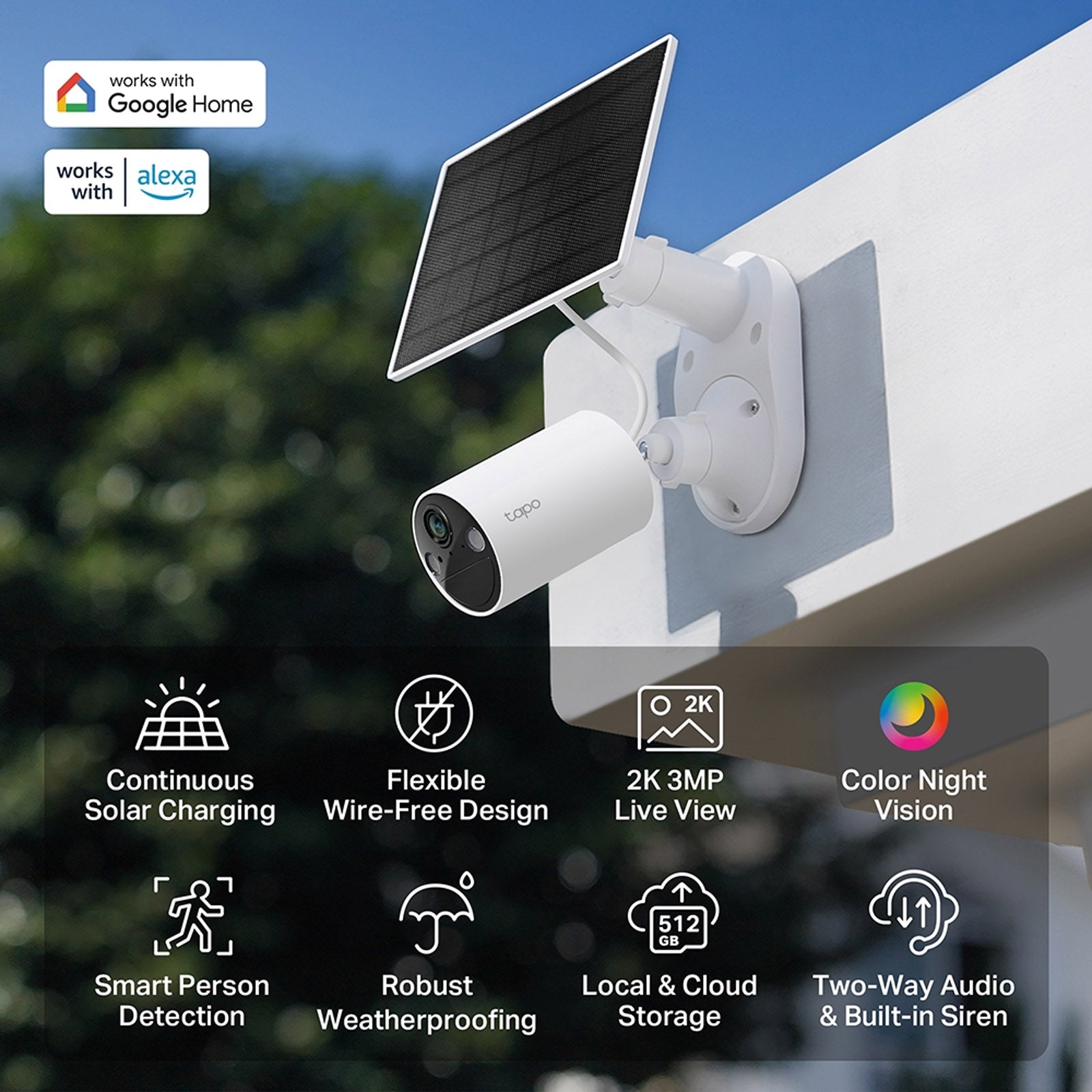TPLINK TAPO C410 KIT SOLAR POWERED 3MP OUTDOOR CAM