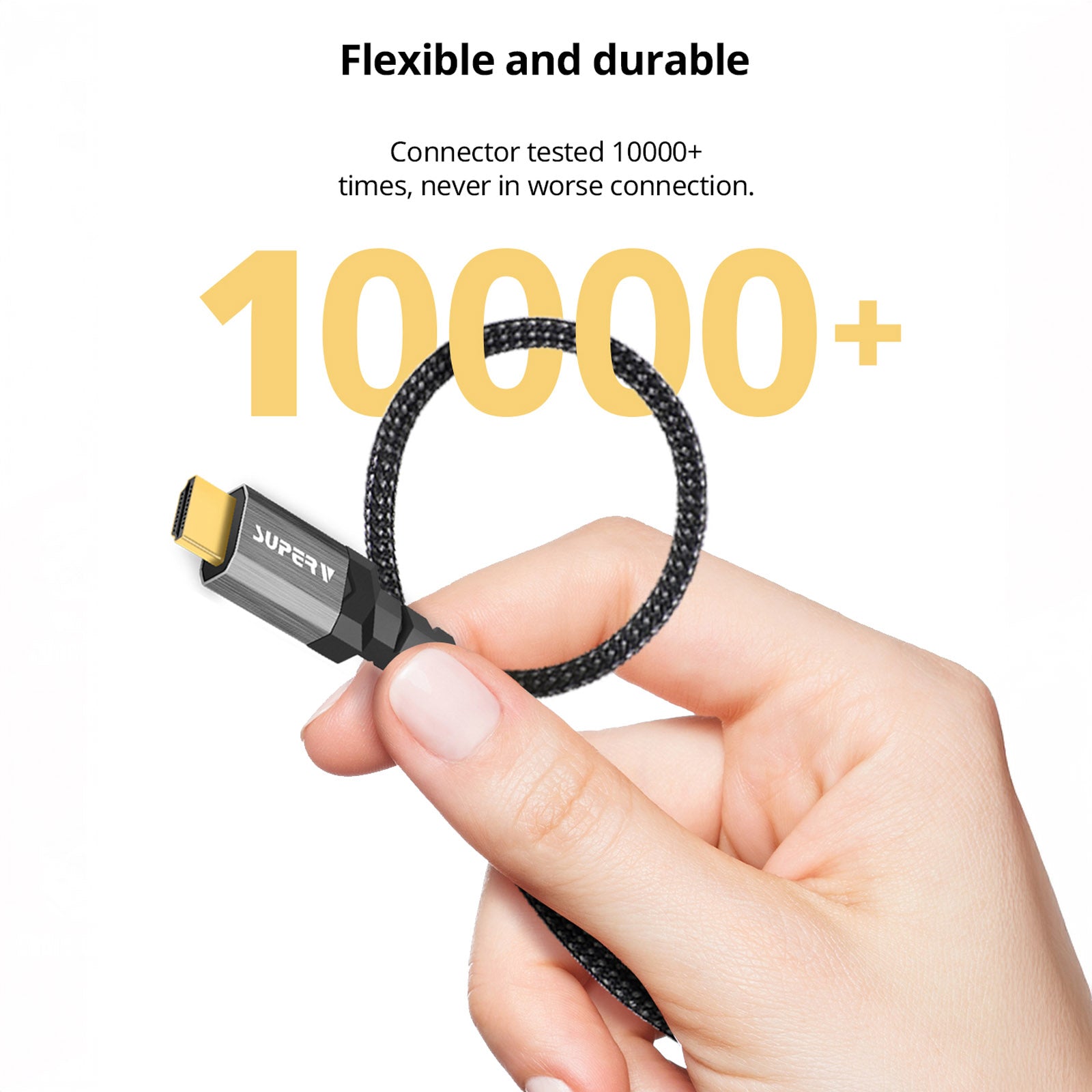SUPERV  H8K100  HDR HDMI cable 8K 48G,  1M