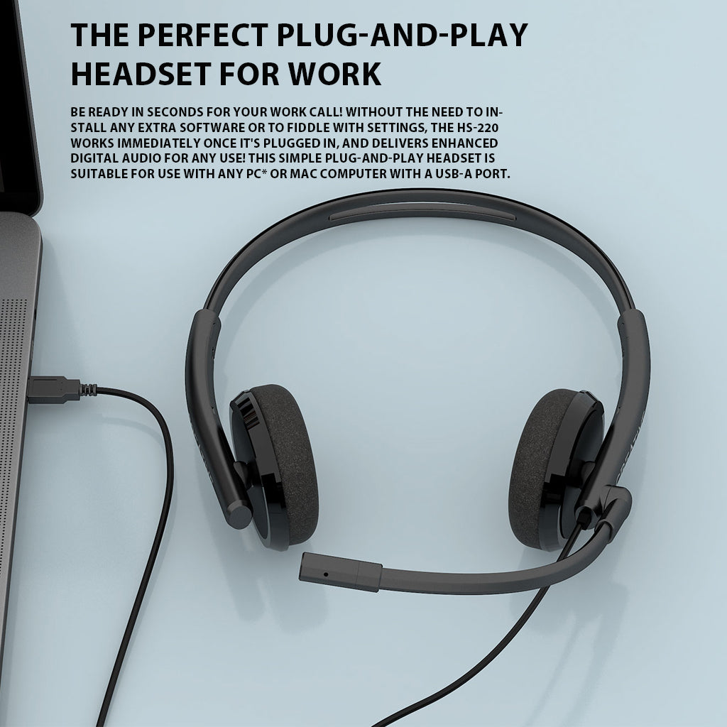 CREATIVE HS-220 HEADSET USB NOISE CANCELLING CONDENSER MIC