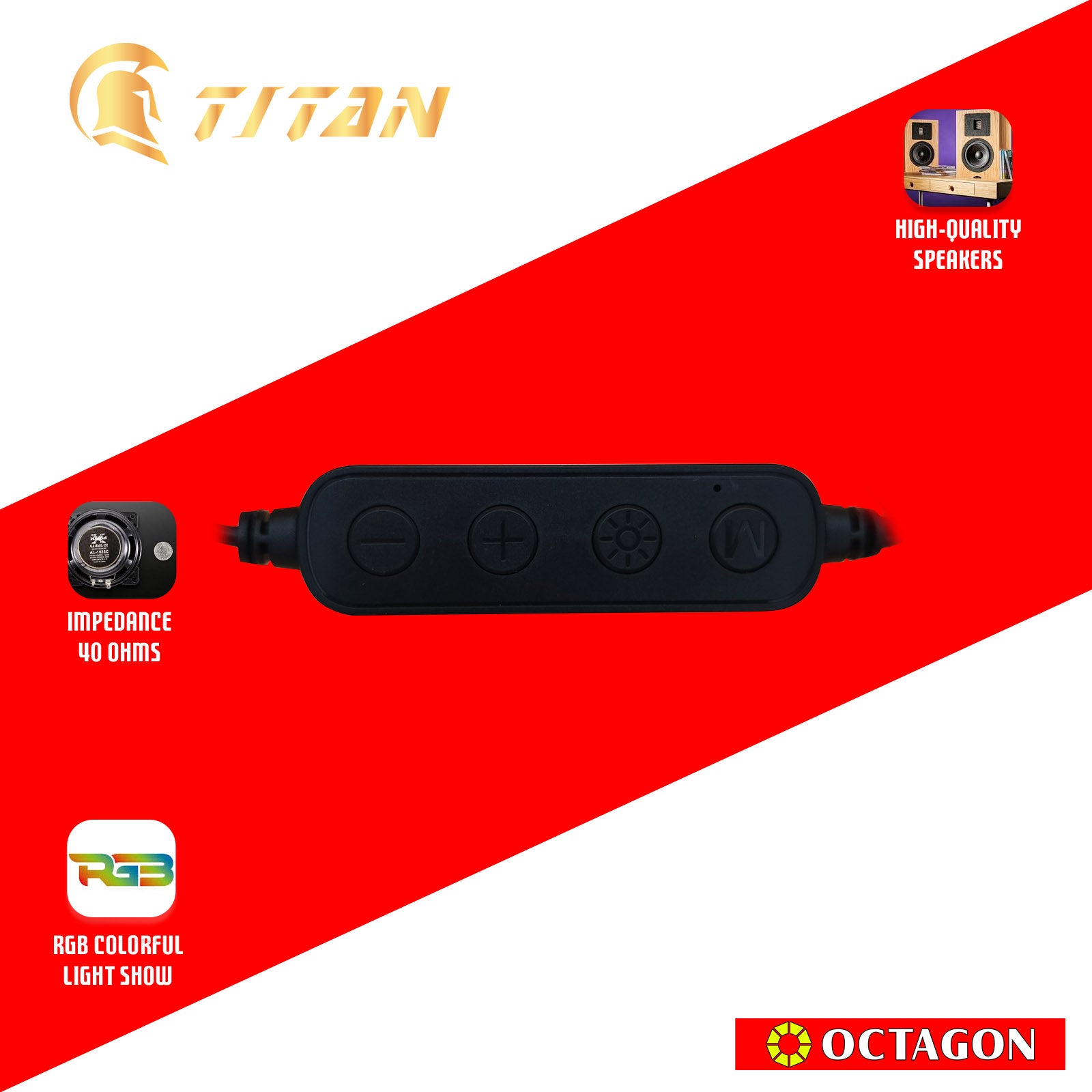 TITAN TIS-X7 RGB BLUETOOTH 2.0 SPEAKER 10W