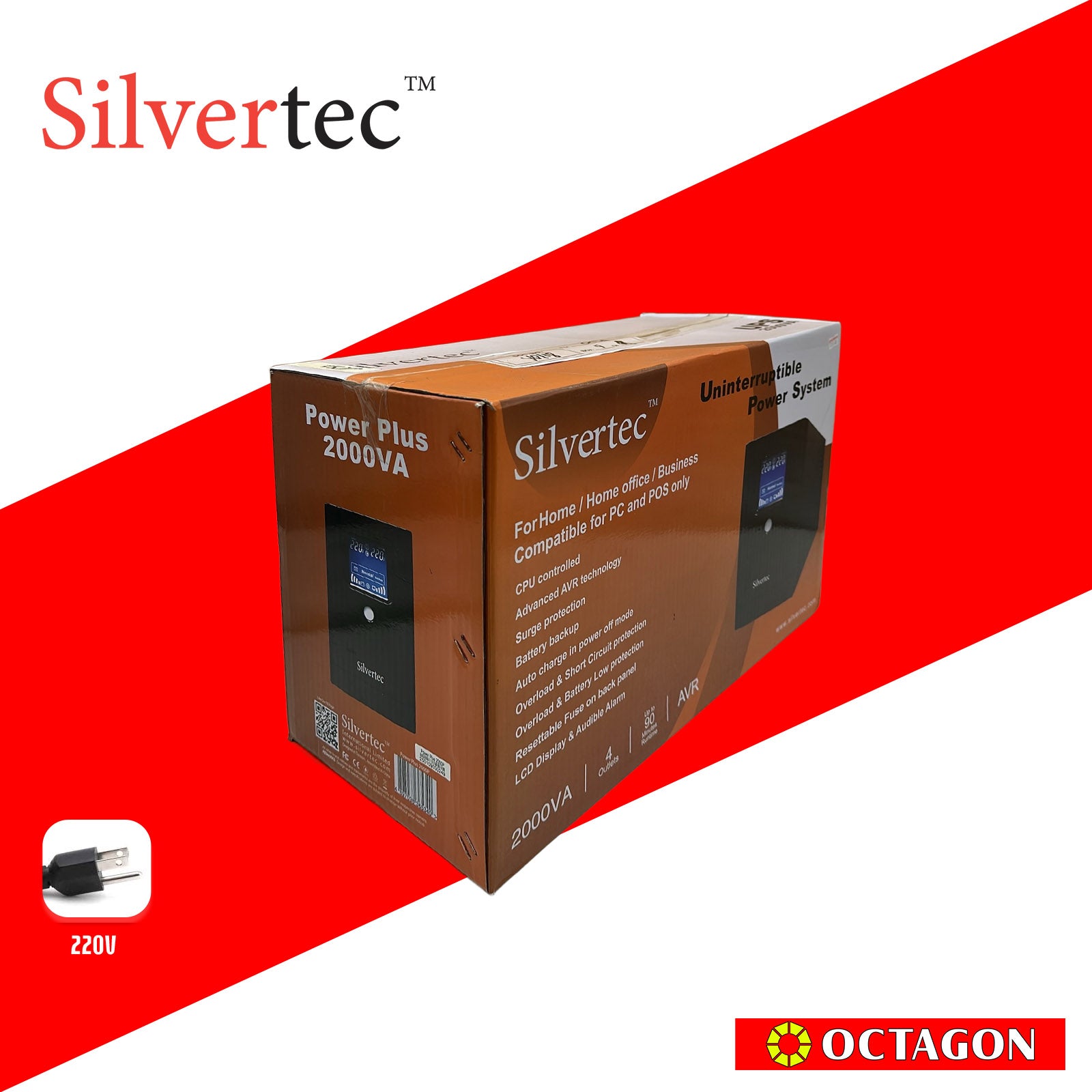SILVERTEC POWERPLUS 2000PVA UPS