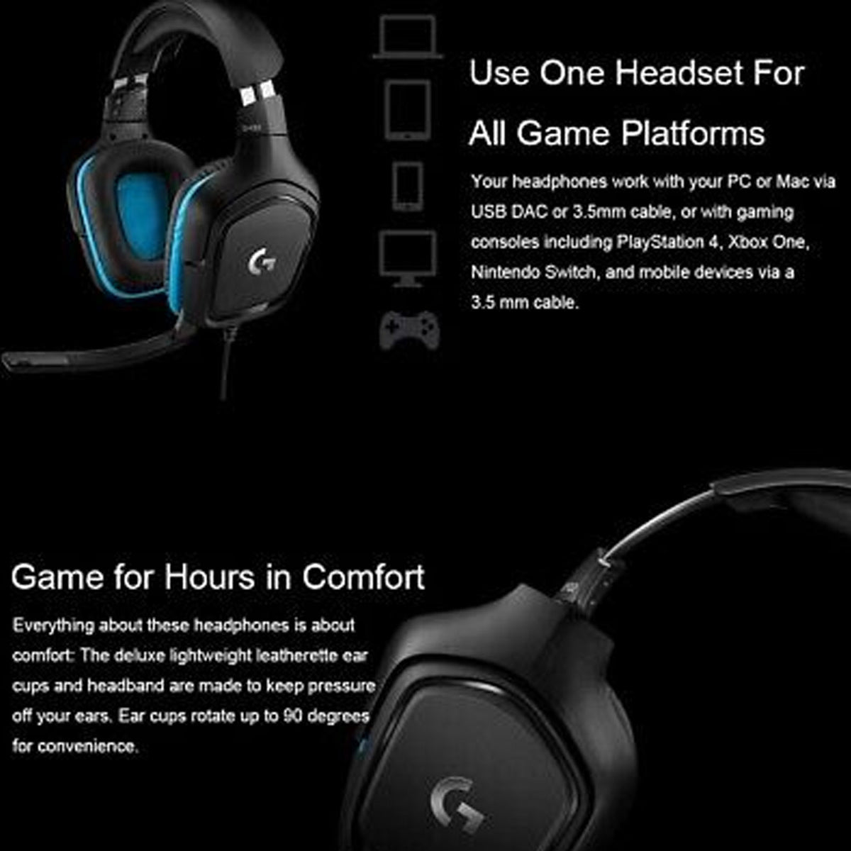 LOGITECH G431 7.1 SURROUND SOUND GAMING HEADSET – Octagon Computer ...