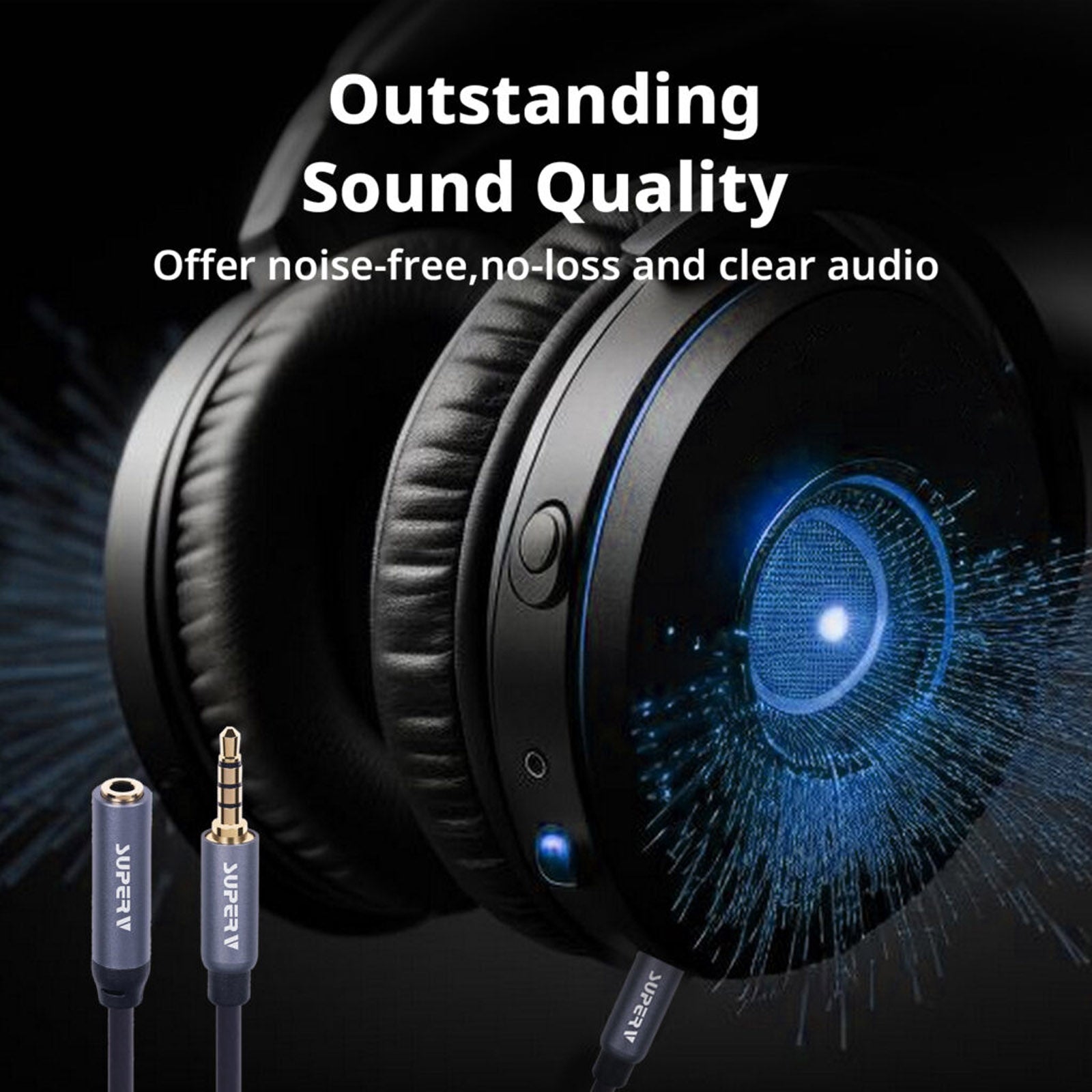 SUPERV AF100 AUDIO 3.5MM AM/AF EXTENSION CABLE