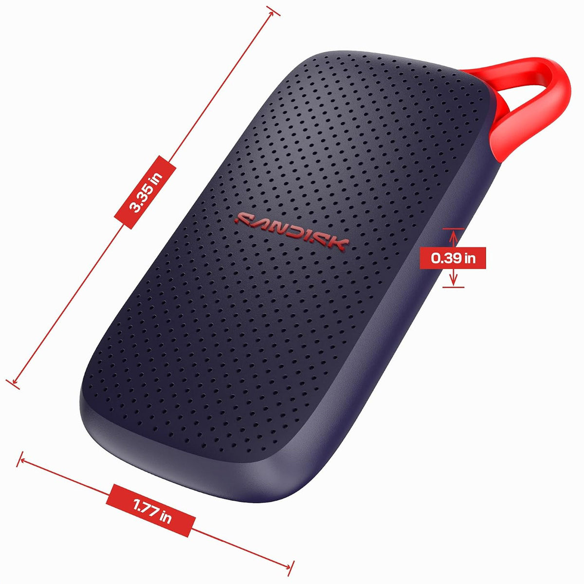 SANDISK E31 1TB BLACK PORTABLE SSD (SDSSDE31-1T00-G25)
