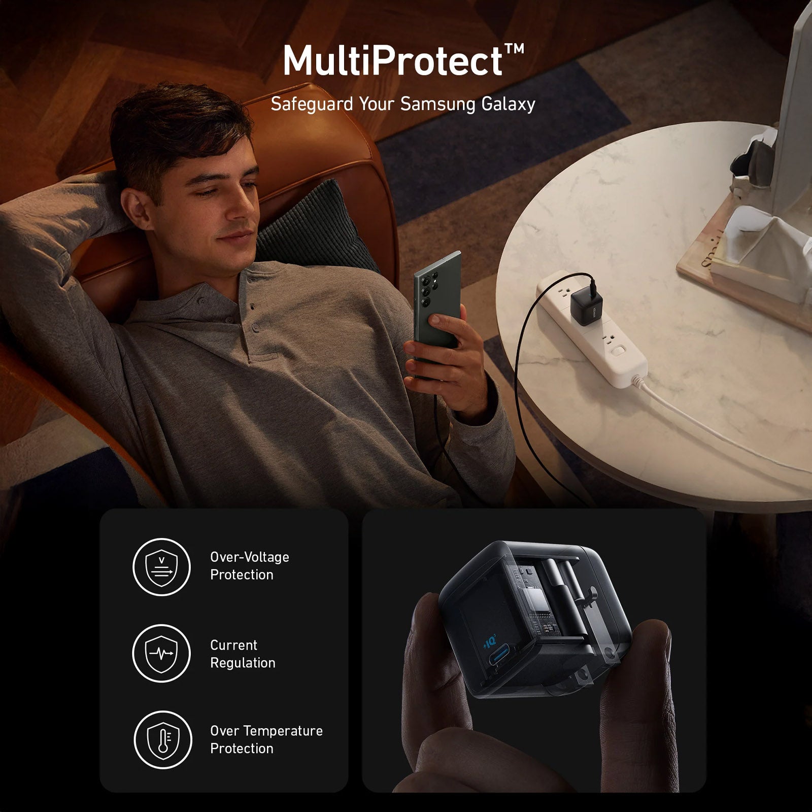 ANKER 313 45W USB C WALL CHARGER BLACK