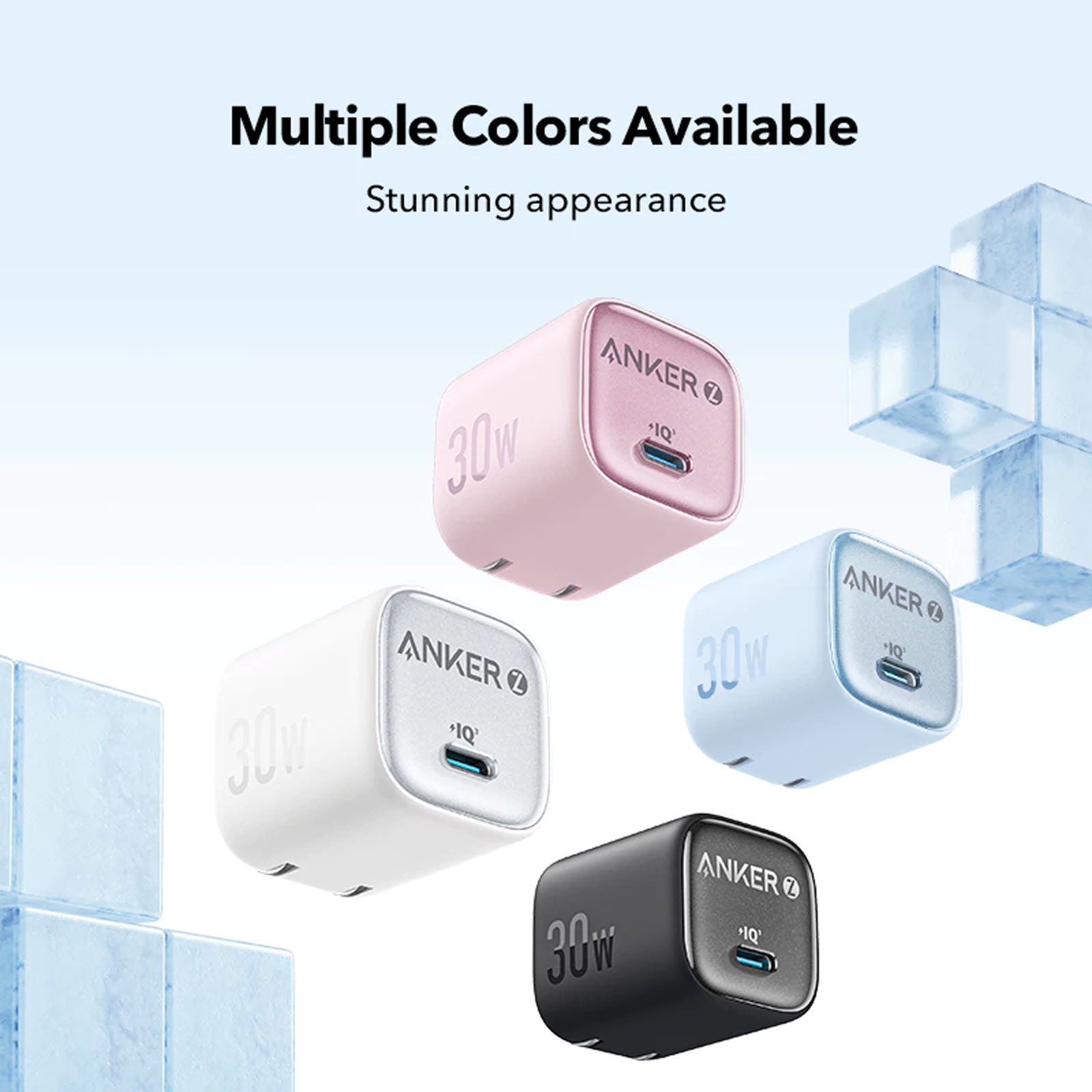 ANKER ZOLO A2698121 WHITE CHARGER 30W 1C