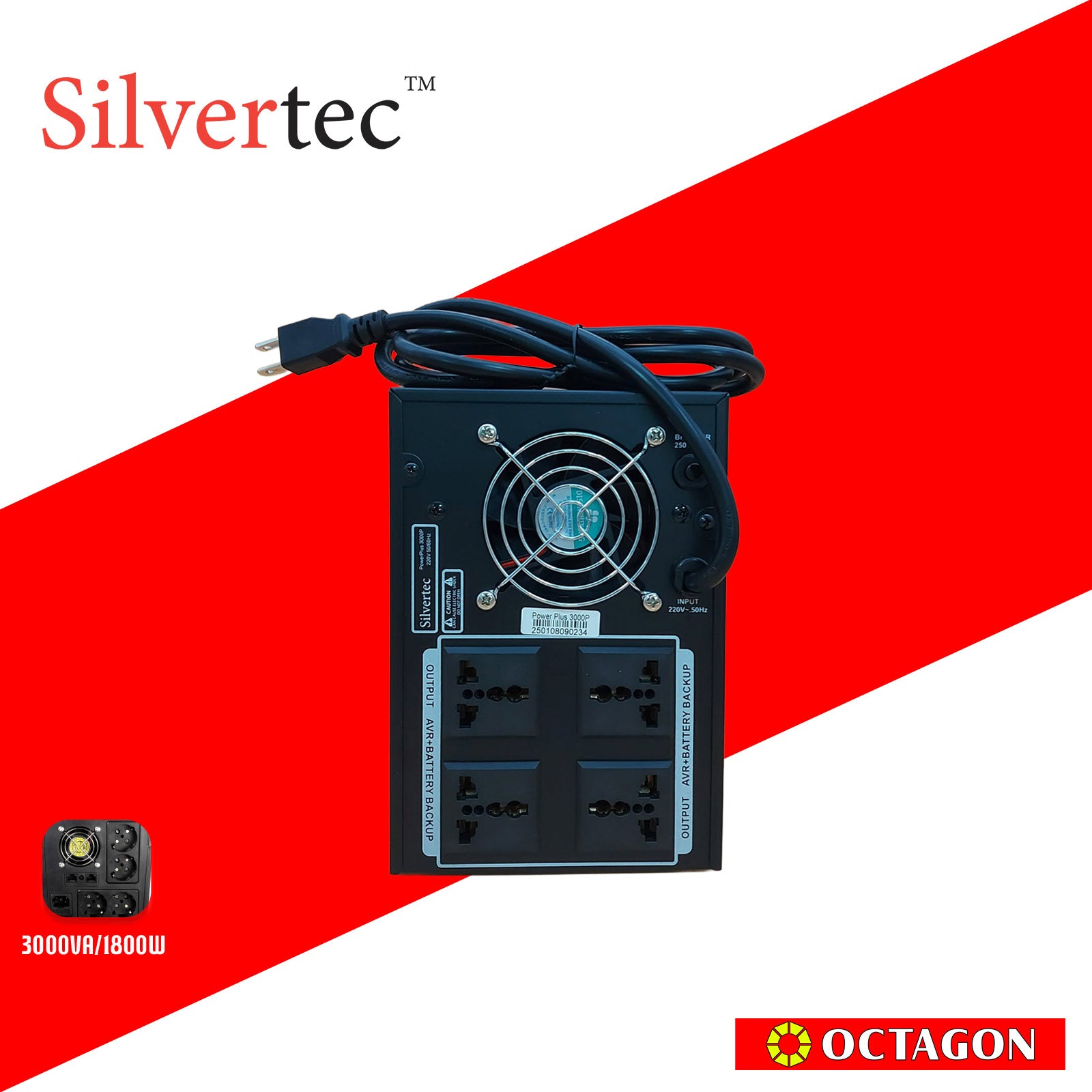 SILVERTEC POWERPLUS 3000PVA UPS