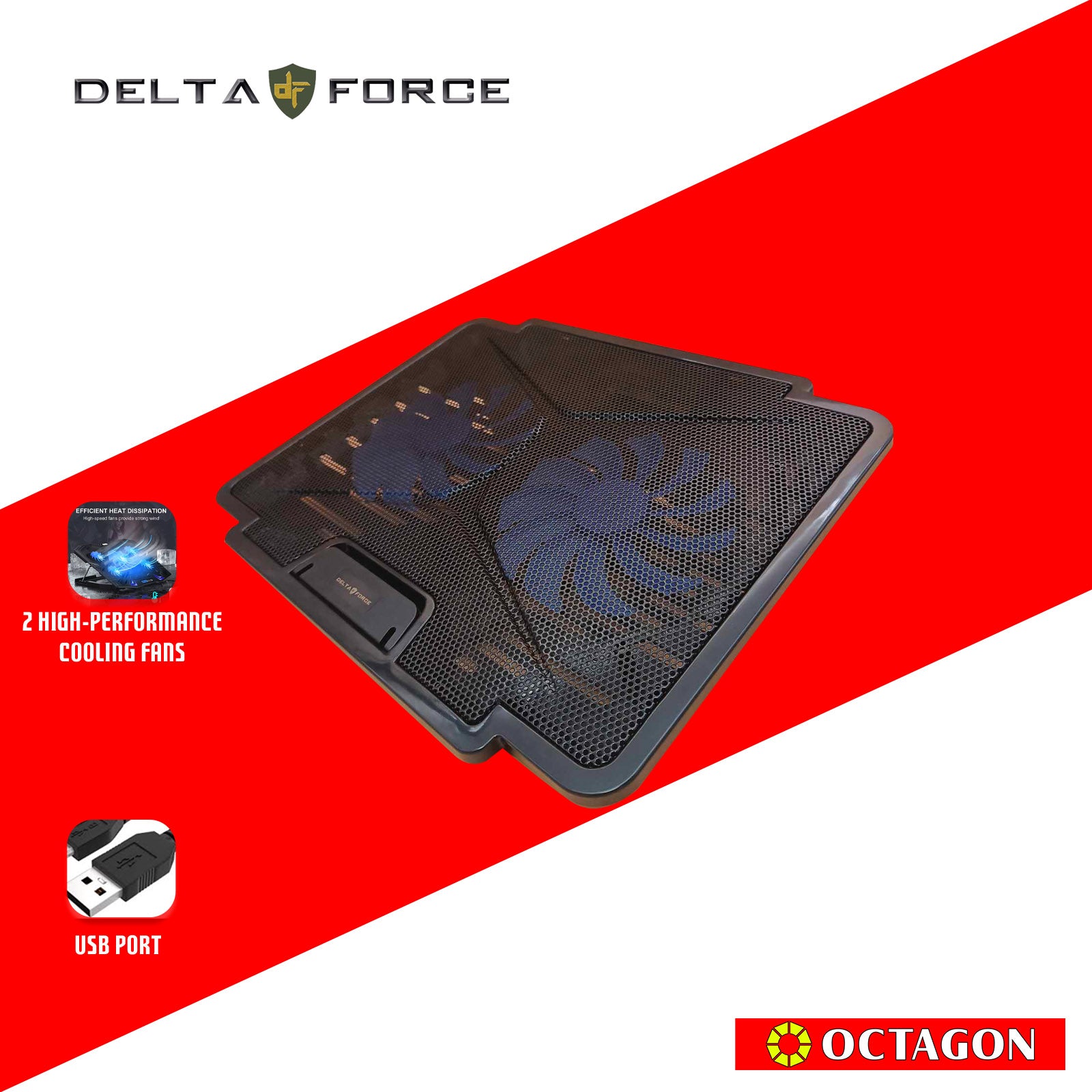 DELTA FORCE DCC-001 15 NOTEBOOK COOLER