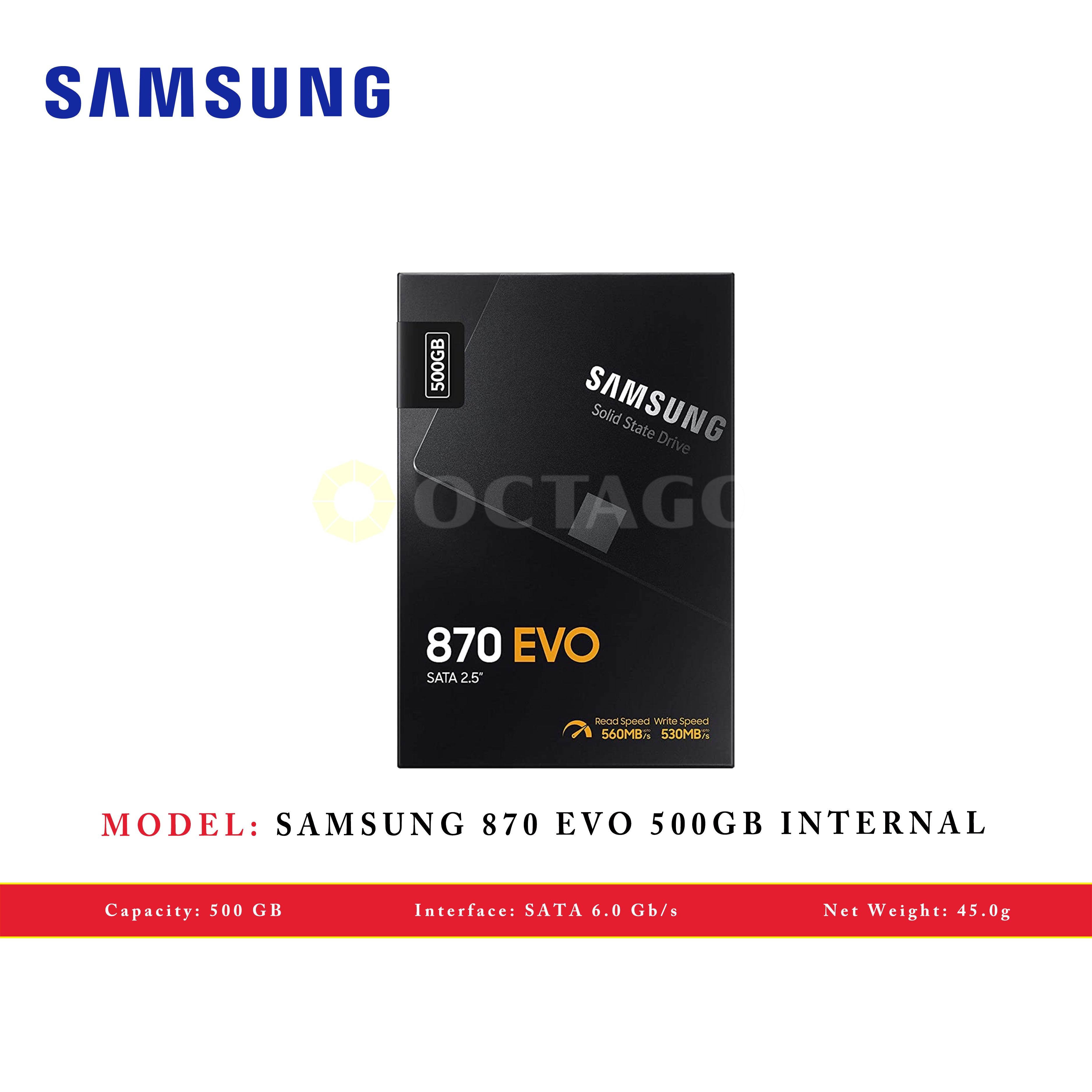 Samsung Evo Ssd Samsung Sata 500gb Samsung 870 Evo 500GB SATA Inch SSD