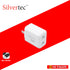 SILVERTEC ST-GW45 45W 2-USB-C PD GAN WALL CHARGER WHITE US PLUG