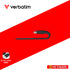 VERBATIM 66667 SYNC & CHARGE TYPE-C TO TYPE-C CABLE (PD60W & 480MBPS) 120CM (BLACK)