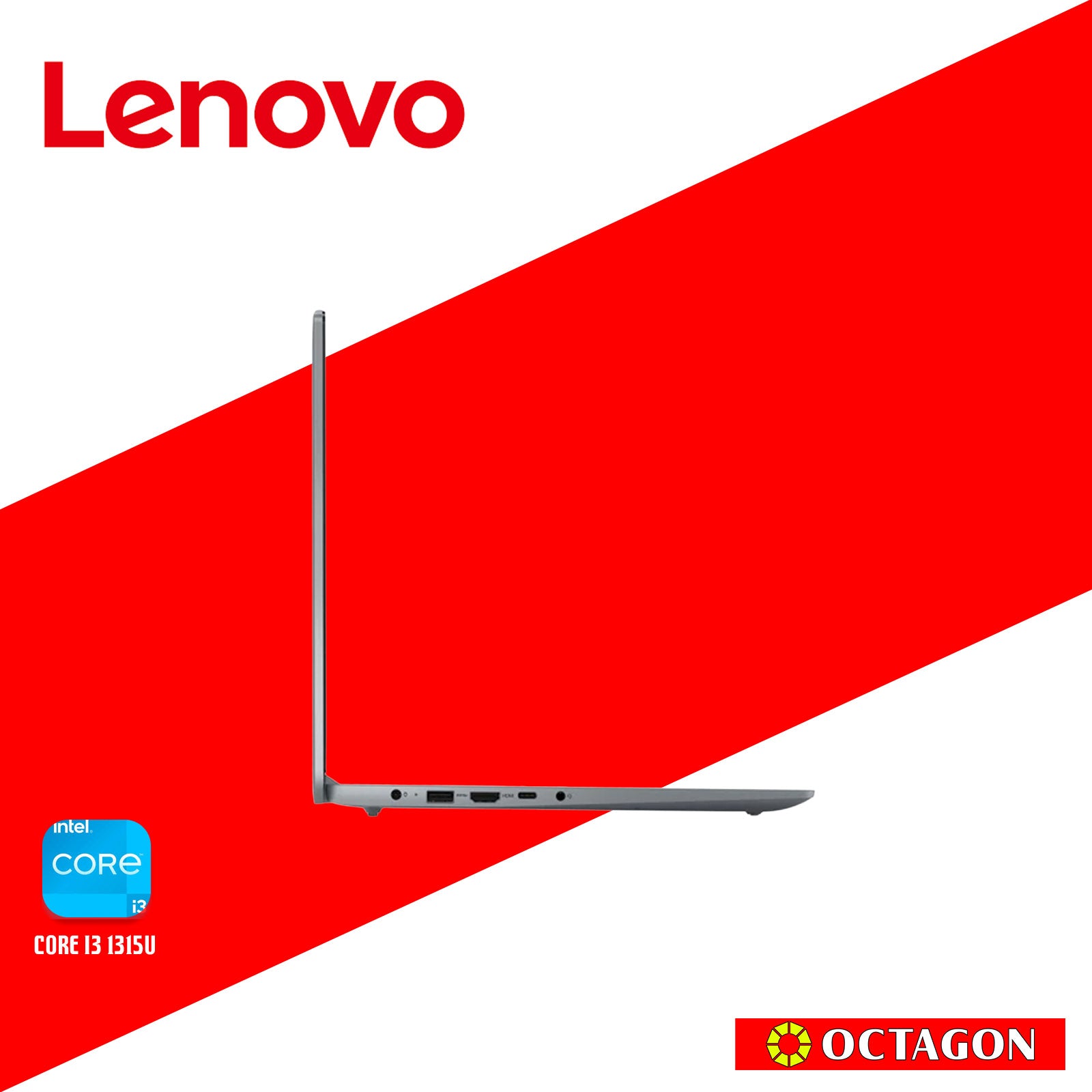 LENOVO IP S3-15 (82X700FYPH)/ CORE I3 1315U/ 8GB/ 512GB SSD/ 15.6 FHD/ WIN 11/ OFFICE HOME 2024 + OFFICE 365 BASIC