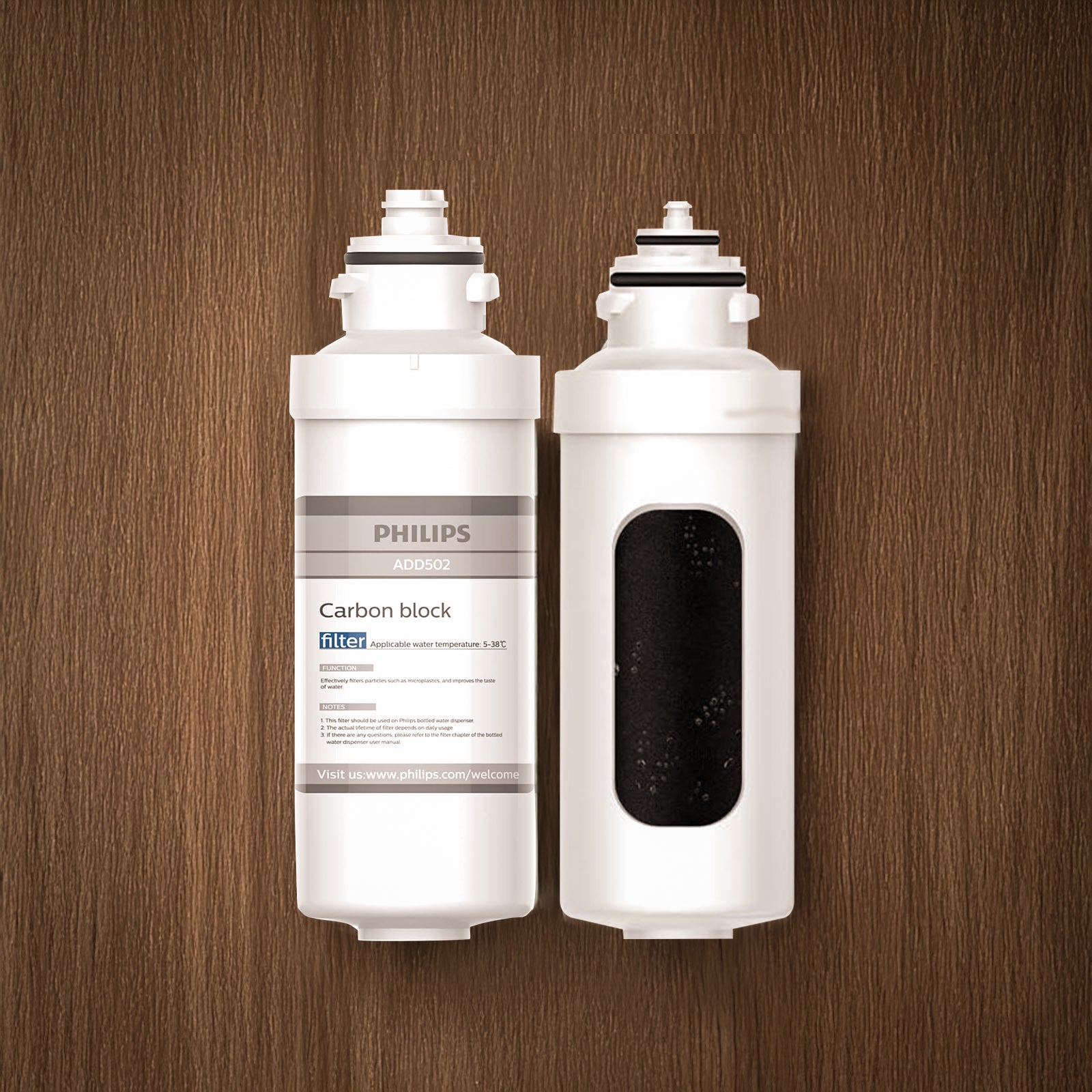 PHILIPS WATER ADD502 CARBON BLOCK GALLON DISPENSER REPLACEMENT FILTER 4000L 12MOS