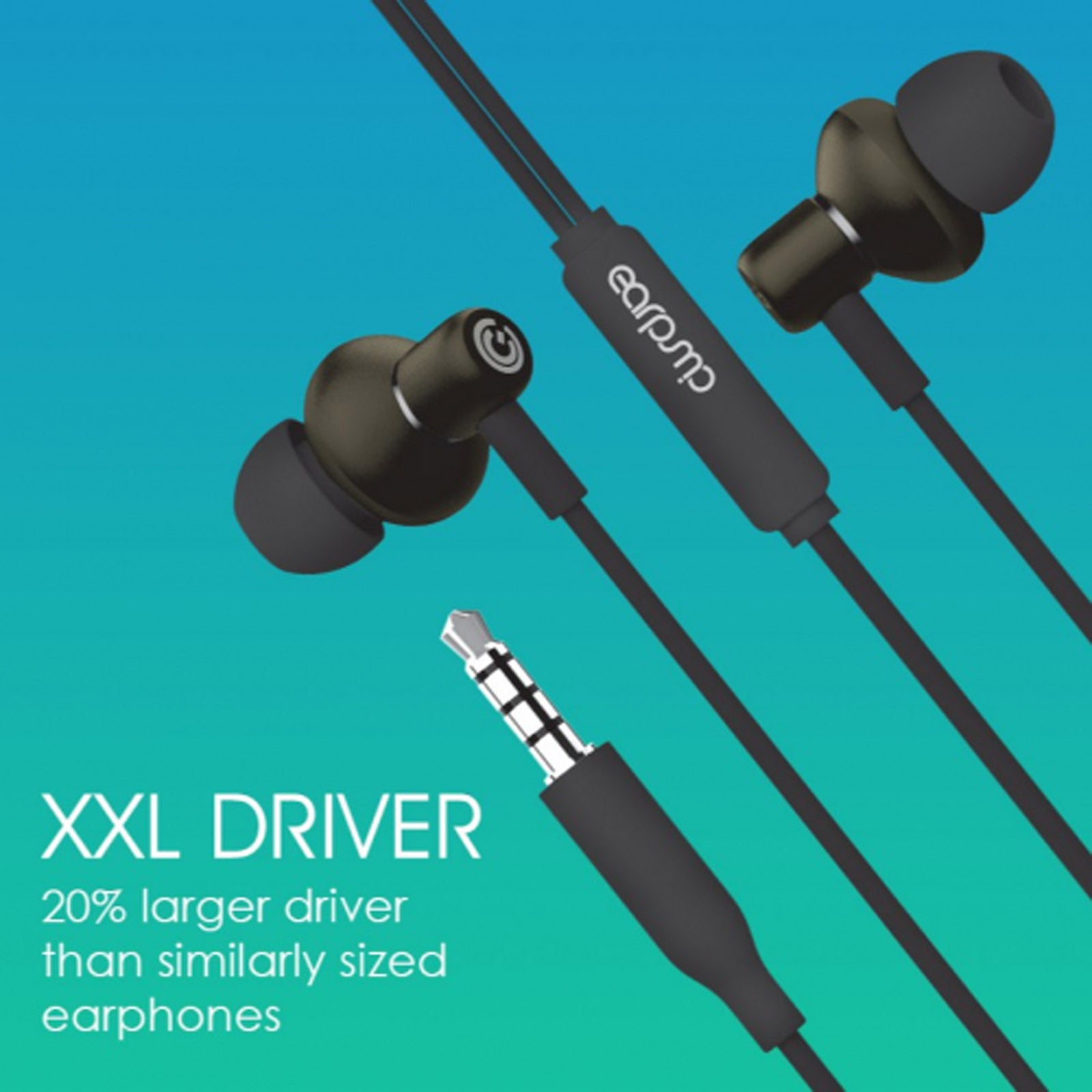 SONIC GEAR HYPERBASS BUDS 1 BLACK EARPHONE